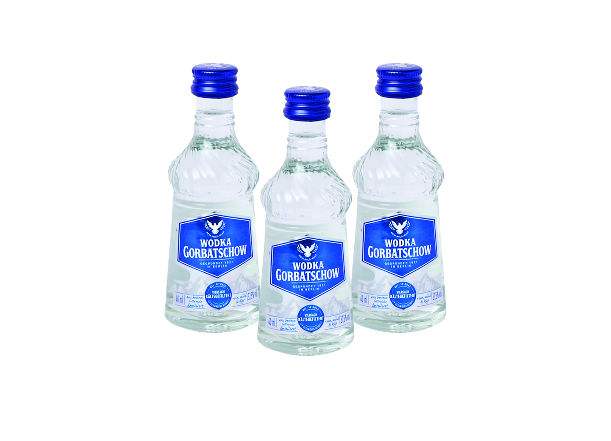 (Bild für) Wodka Gorbatschow 0,04L 37,5% 4x20