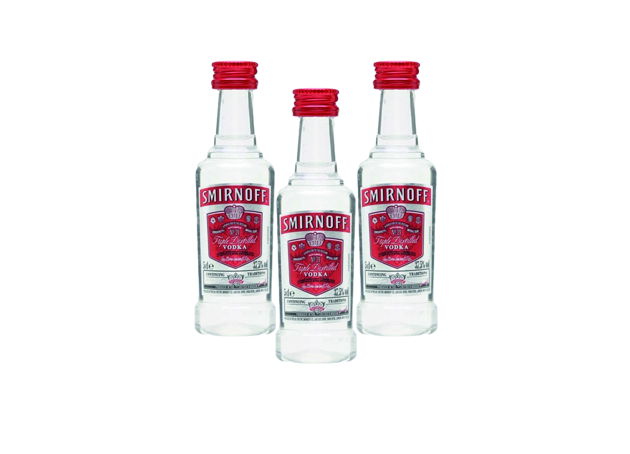 (Bild für) Smirnoff Vodka Red 0,05L 37,5% 12