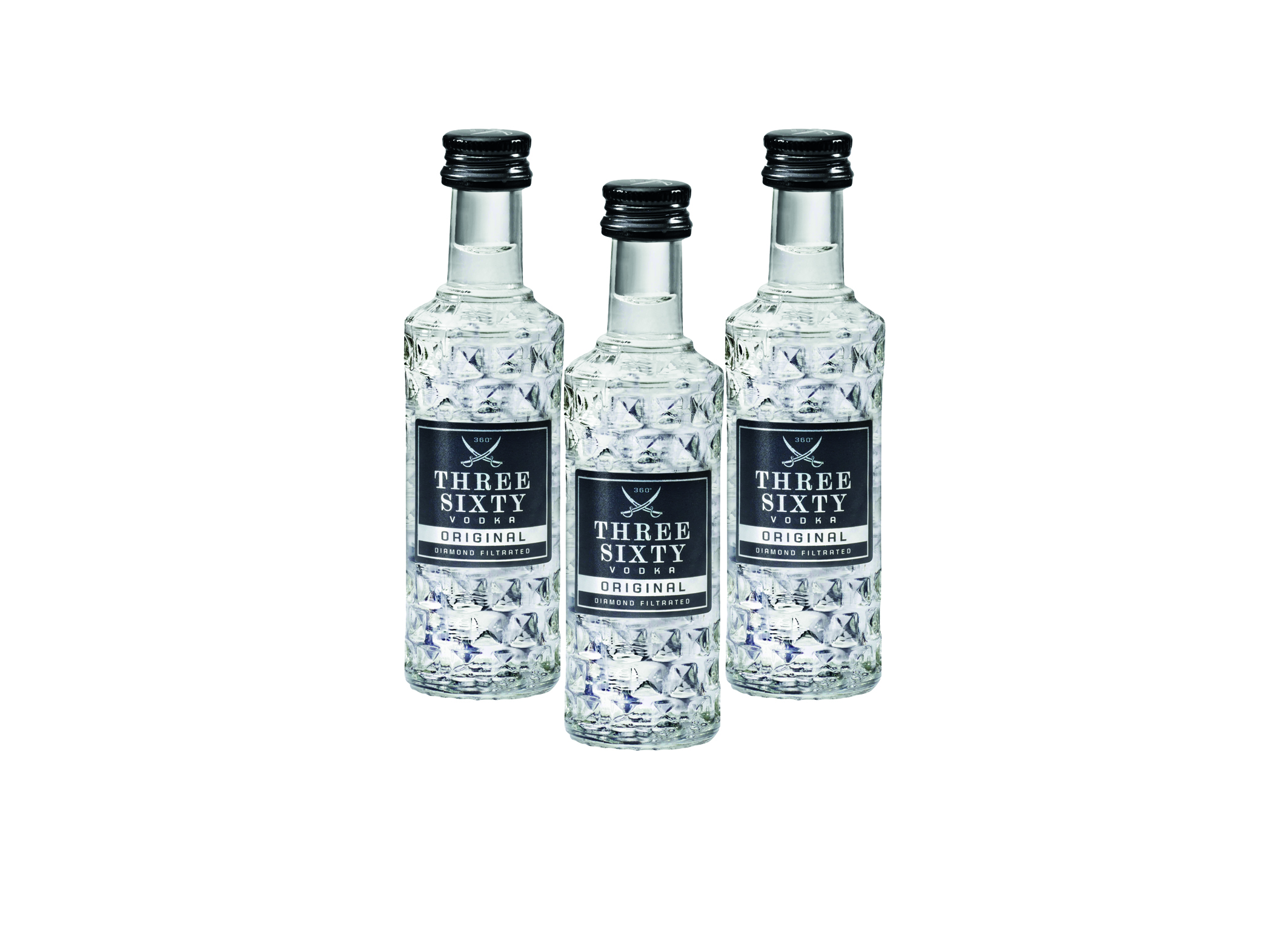 (Bild für) Three Sixty Vodka 0,04L 37,5% 24