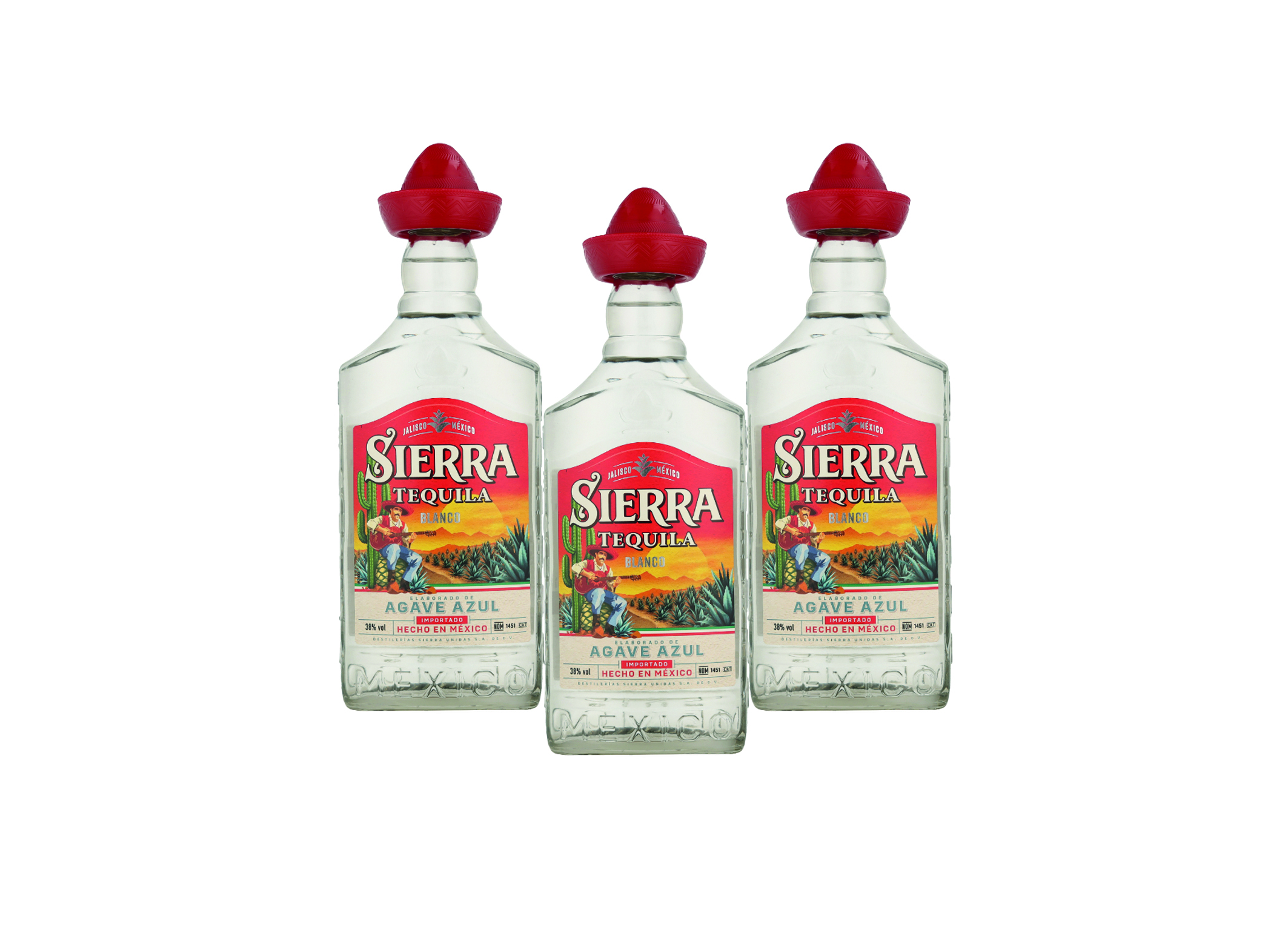 (Bild für) Tequila Sierra Blanco 0,05L 38% 12