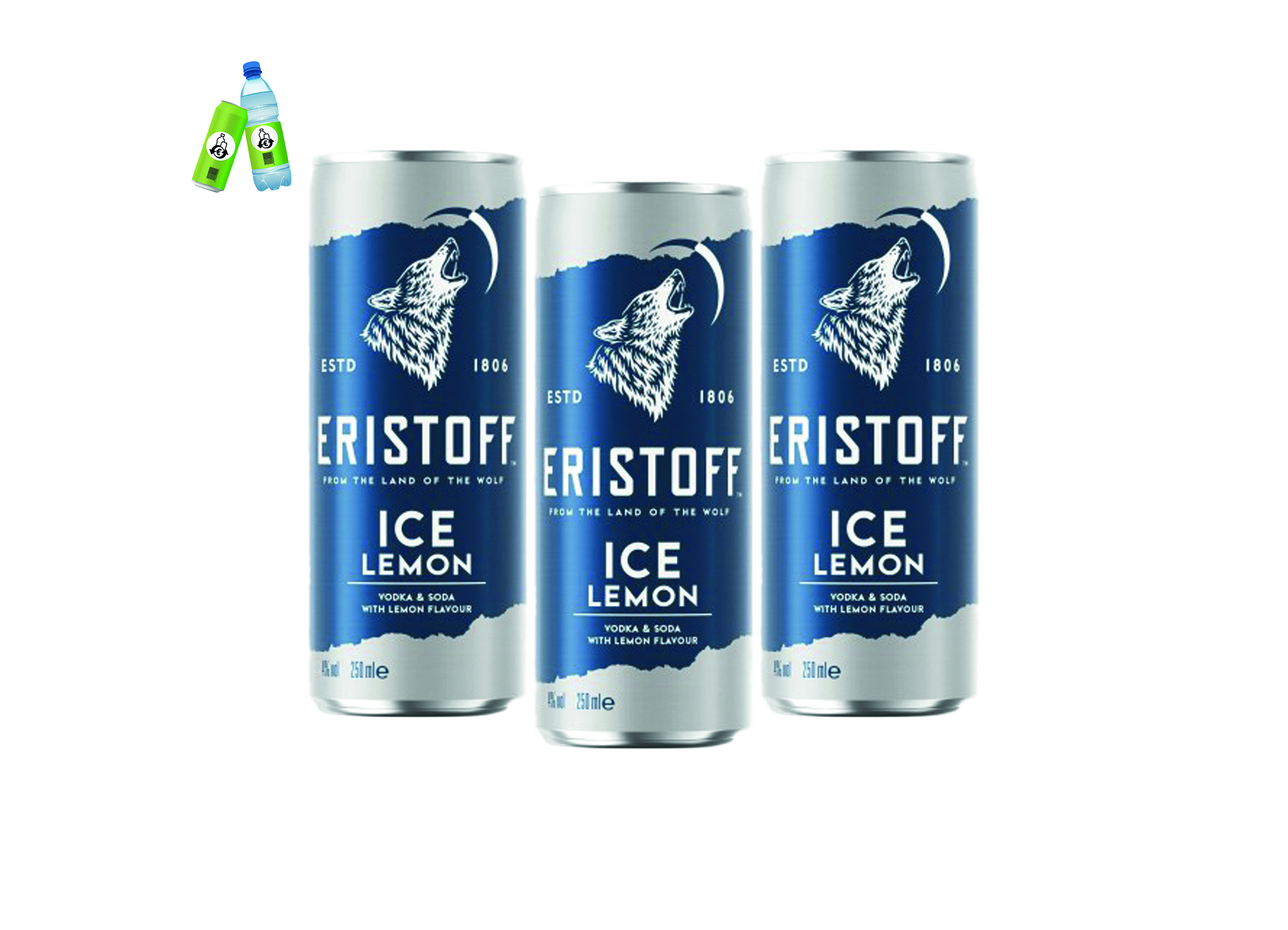 (Bild für) Eristoff Ice Lemon 0,25L DS EWP 12