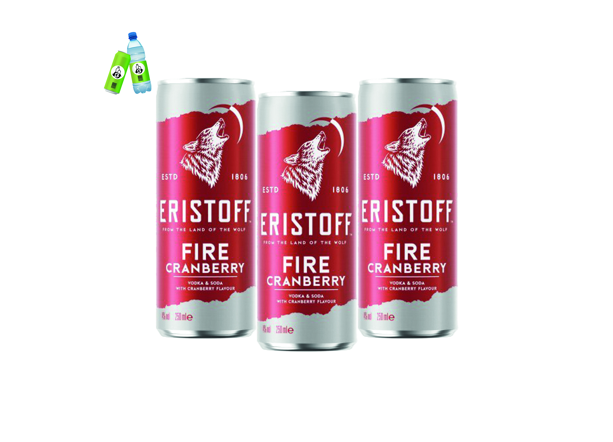 (Bild für) Eristoff Fire 0,25L DS EWP 12