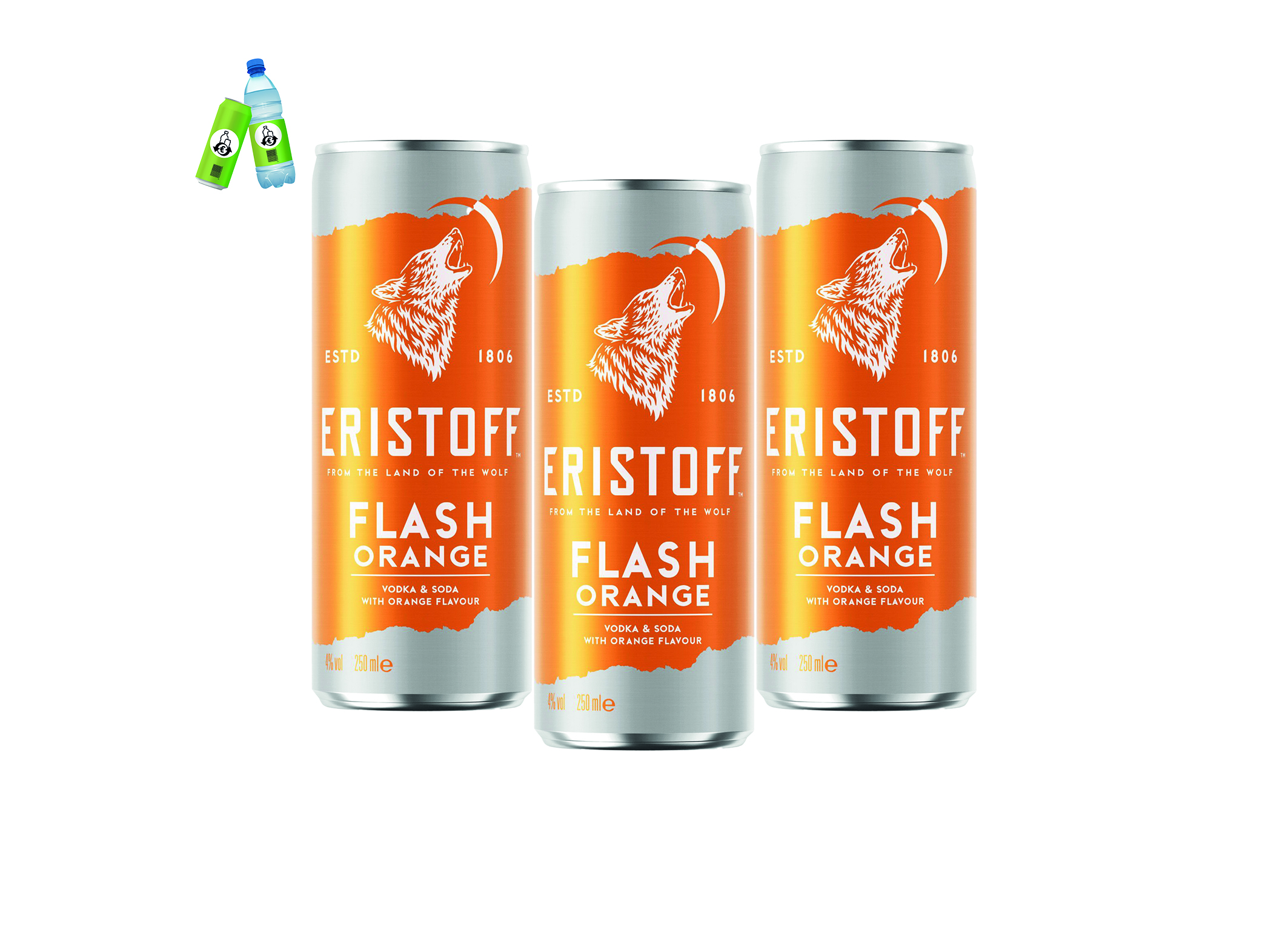 (Bild für) Eristoff Orange 0,25L DS EWP 12