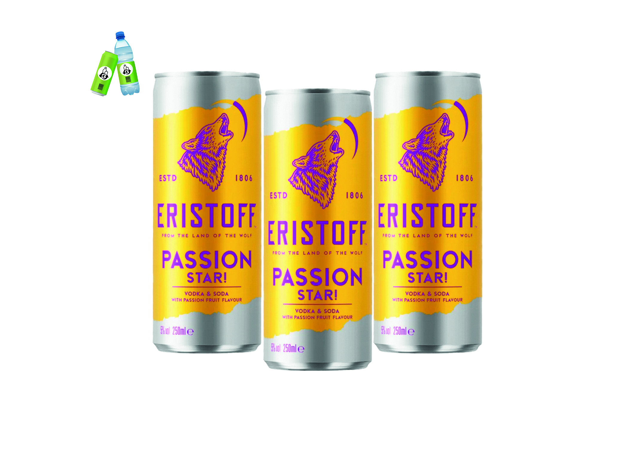 (Bild für) Eristoff Passion Star 0,25L DS EWP 12