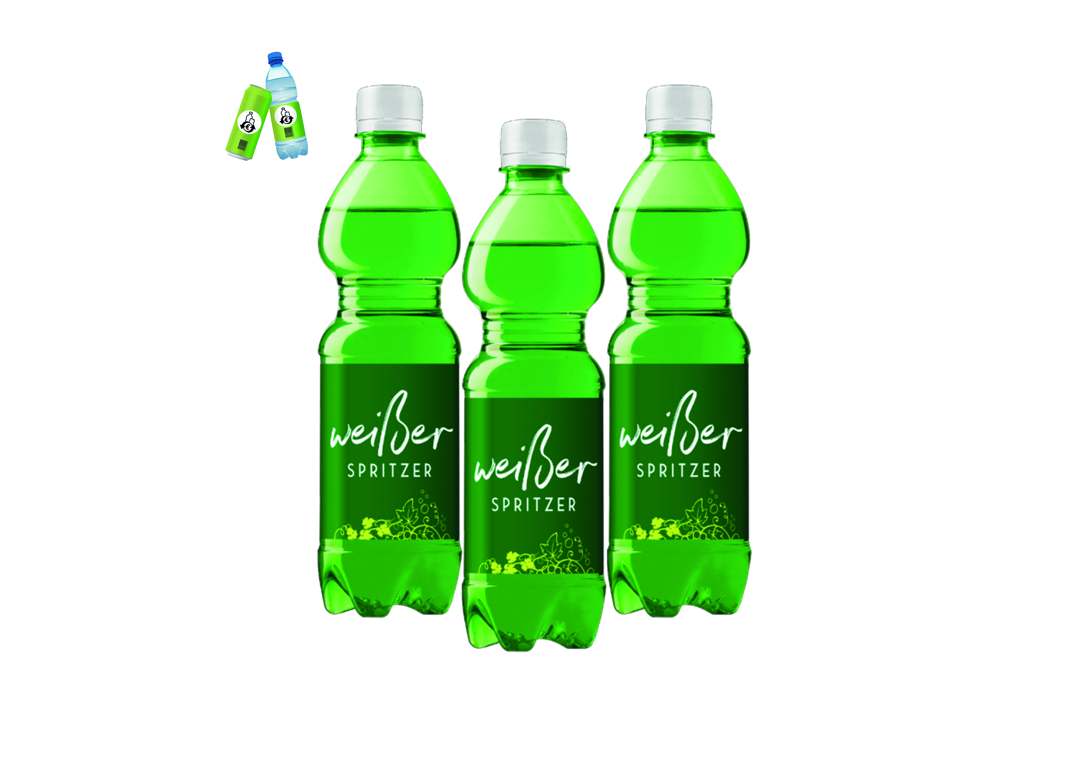 (Bild für) Weißer Spritzer 0,5L PET EWP 24