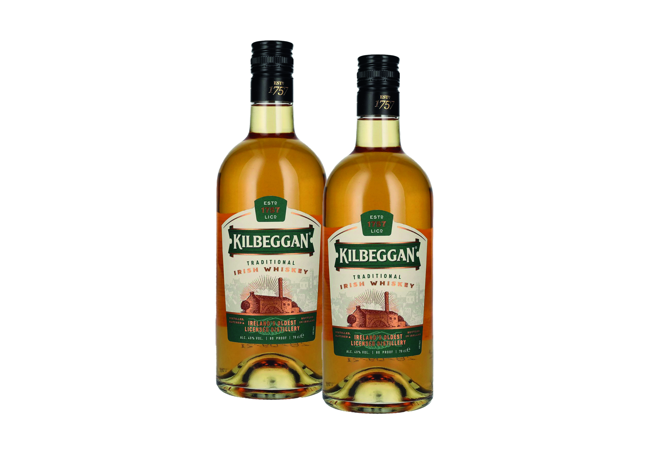 (Bild für) Kilbeggan Irish Whiskey 0,7L 40% 1