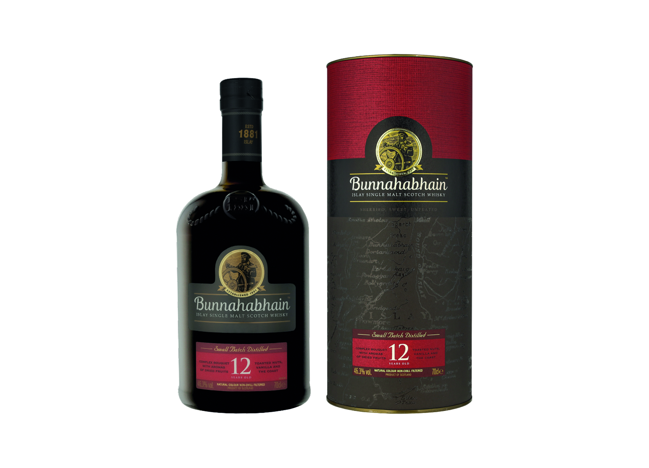 (Bild für) Bunnahabhain 12 YO 0,7L 46,3% 1