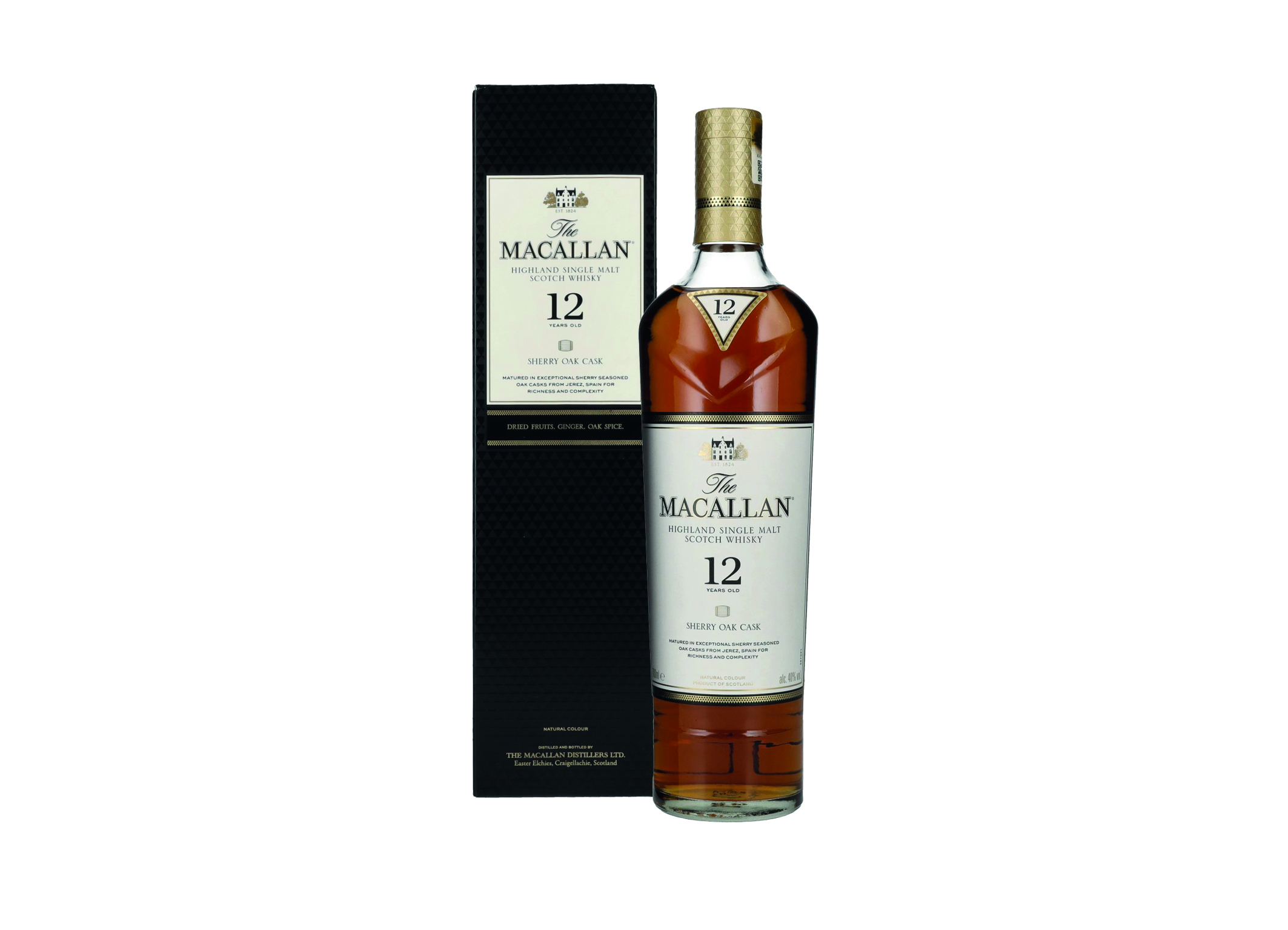(Bild für) Macallan 12 YO Sherry Oak 0,7L 40% 6