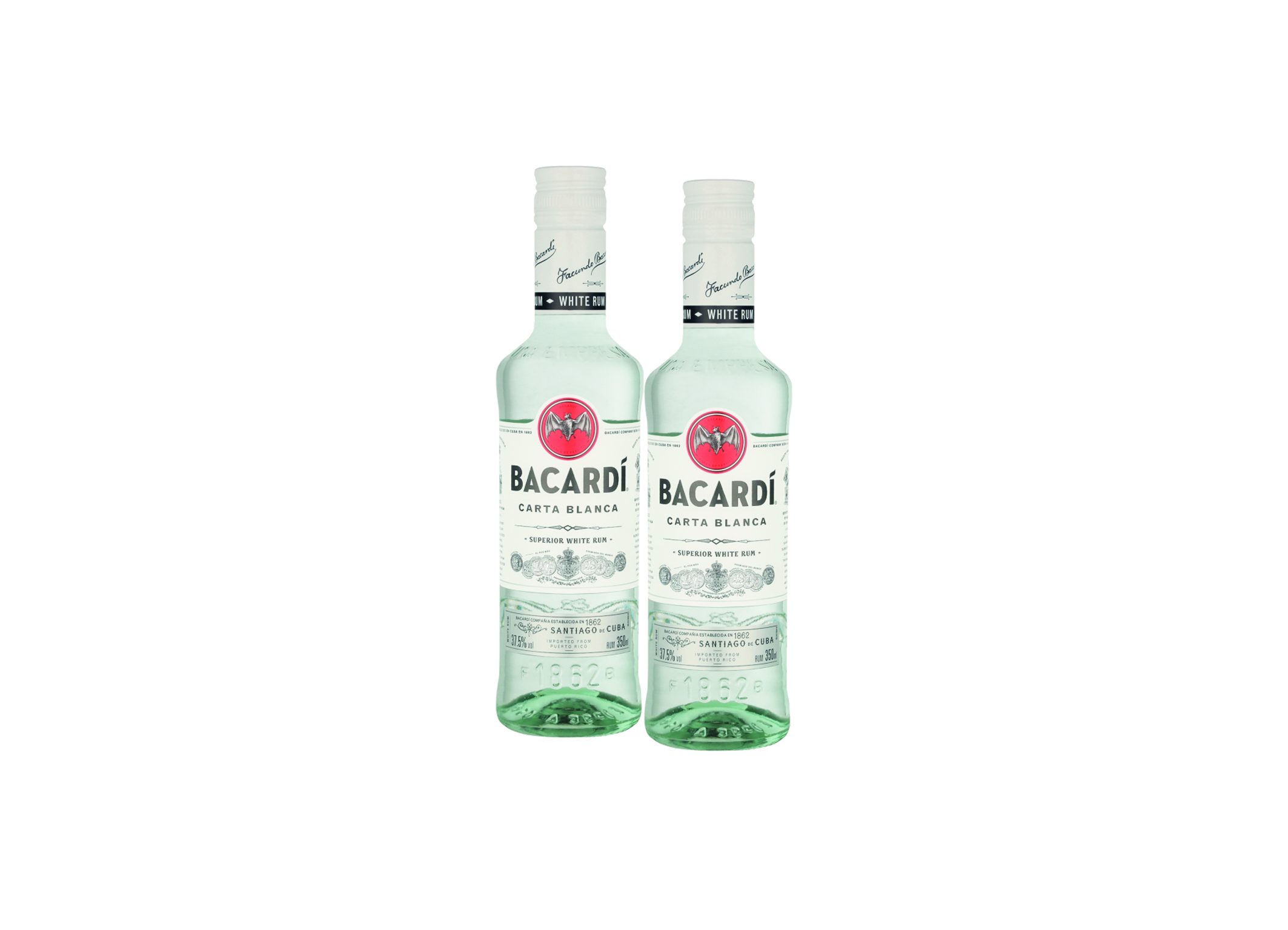 (Bild für) Bacardi Carta Blanca 0,35L 37,5% 6