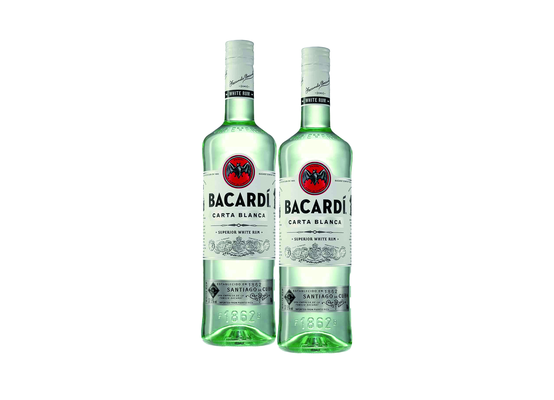 (Bild für) Bacardi Carta Blanca 0,7L 37,5% 1
