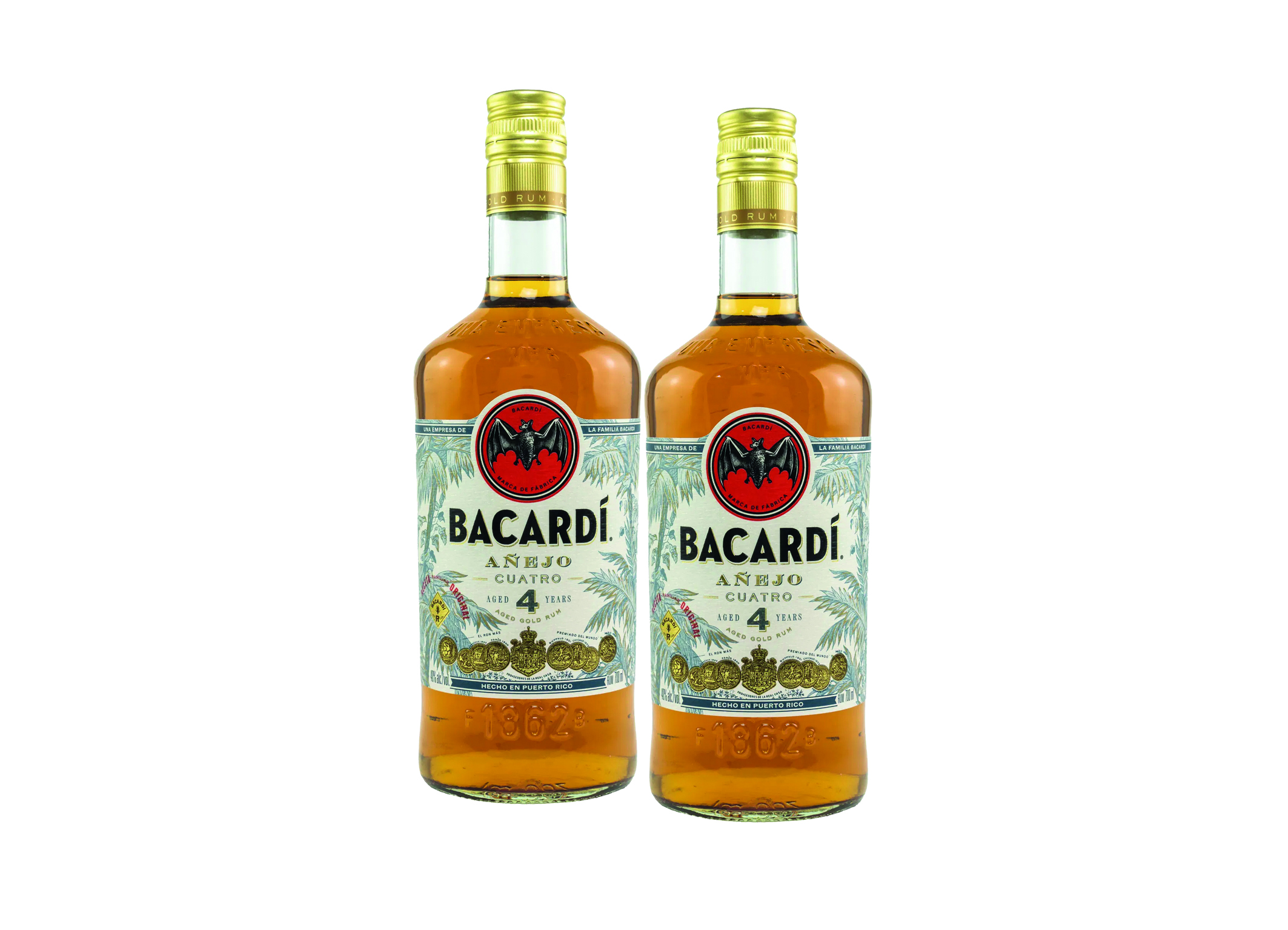 (Bild für) Bacardi 4 YO Anejo Cuatro Gold 0,7L 40% 1