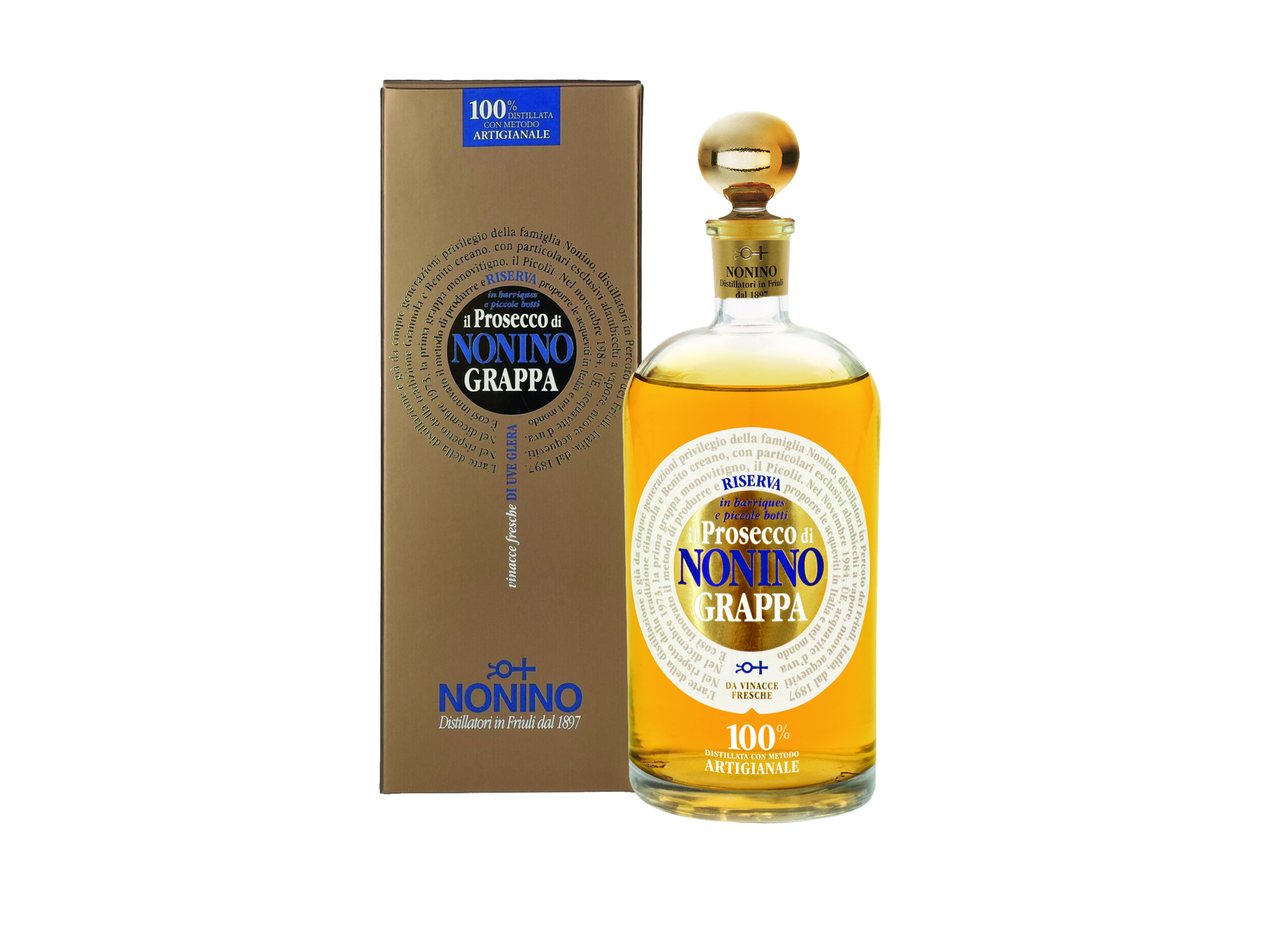 (Bild für) Nonino Grappa Prosecco 0,7L 41% 6