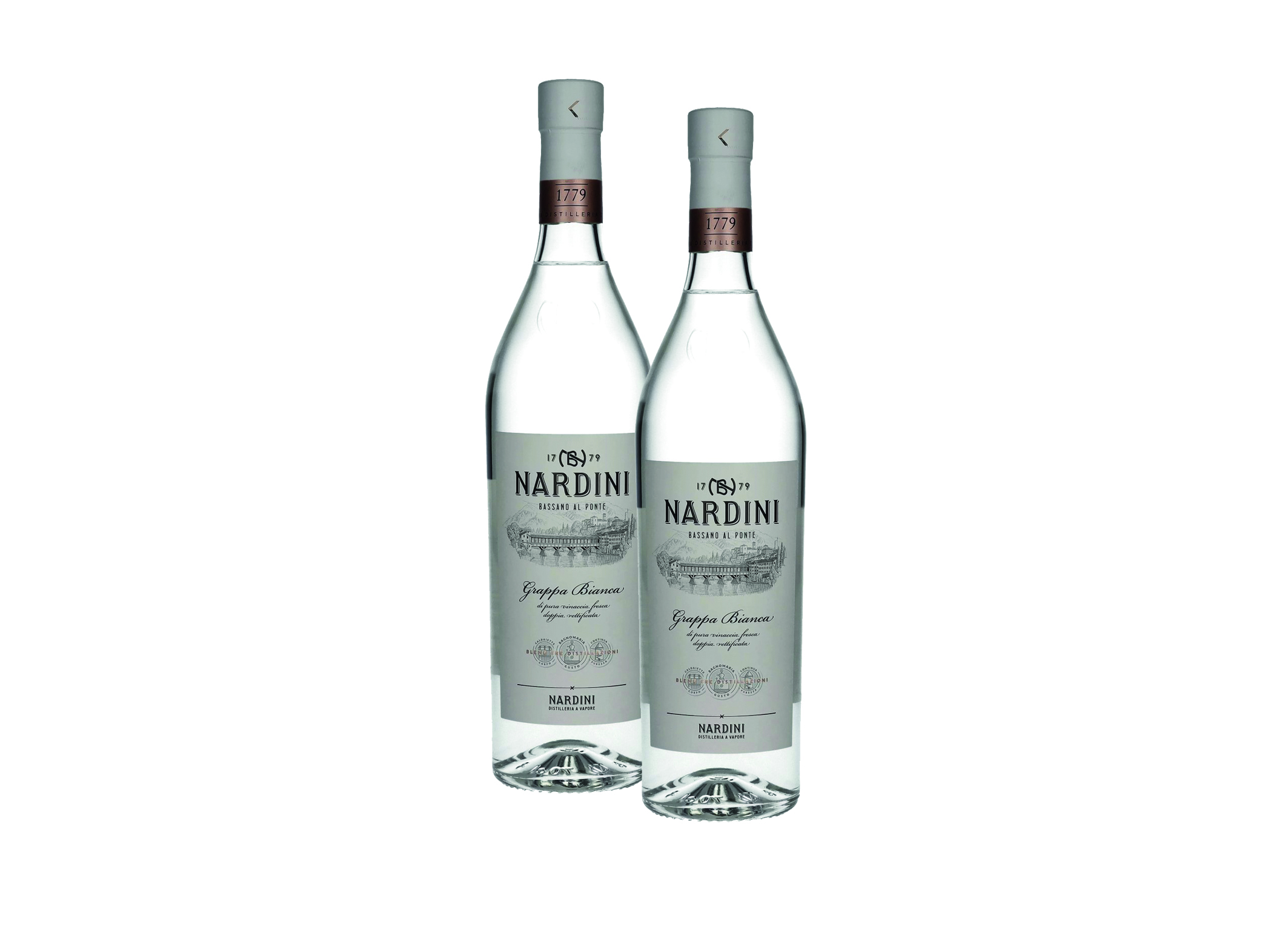 (Bild für) Nardini Grappa Bianca 0,7L 50% 1