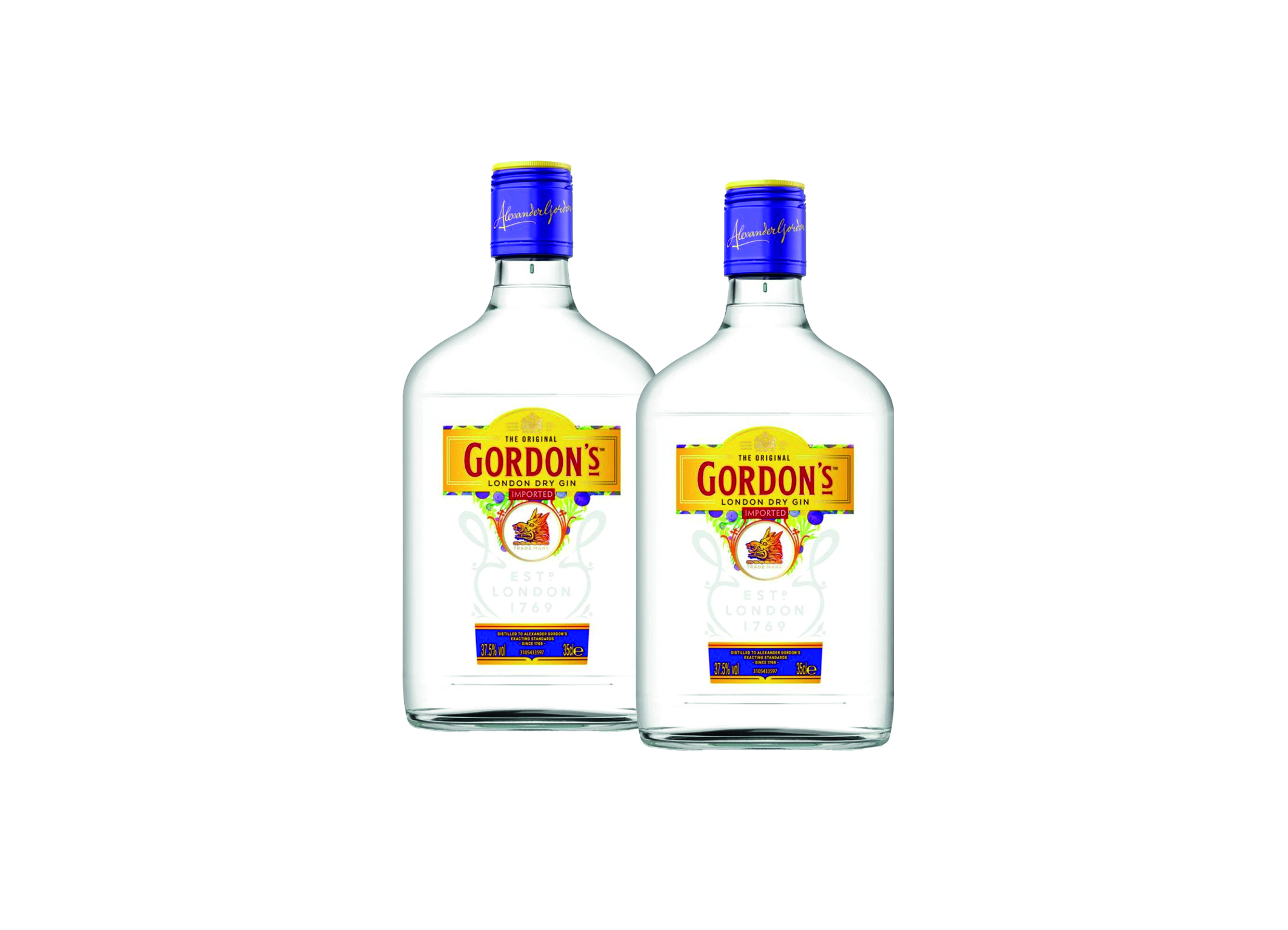 (Bild für) Gordons London Dry Gin 0,35L 37,5% 1