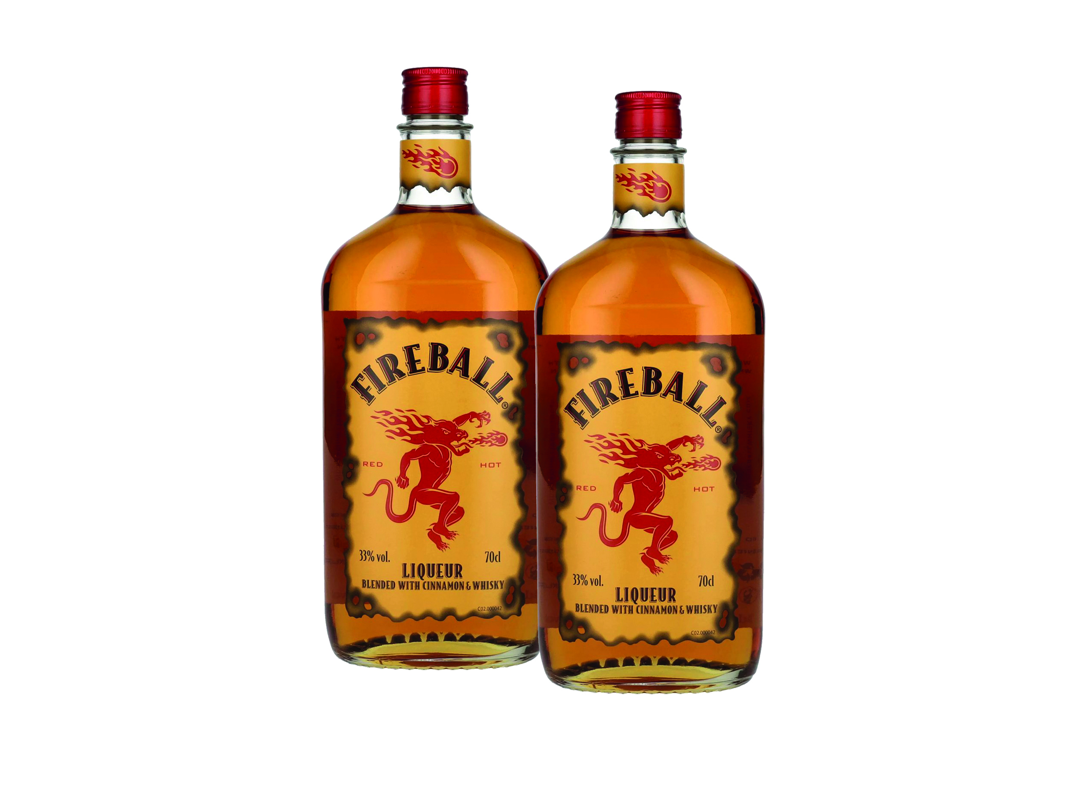 (Bild für) Fireball Whisky Zimt Likör 0,7L 33% 6