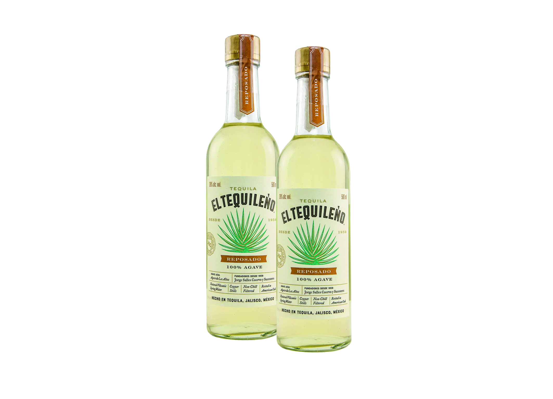 (Bild für) El Tequileno Reposado Tequila 0,5L 38% 6