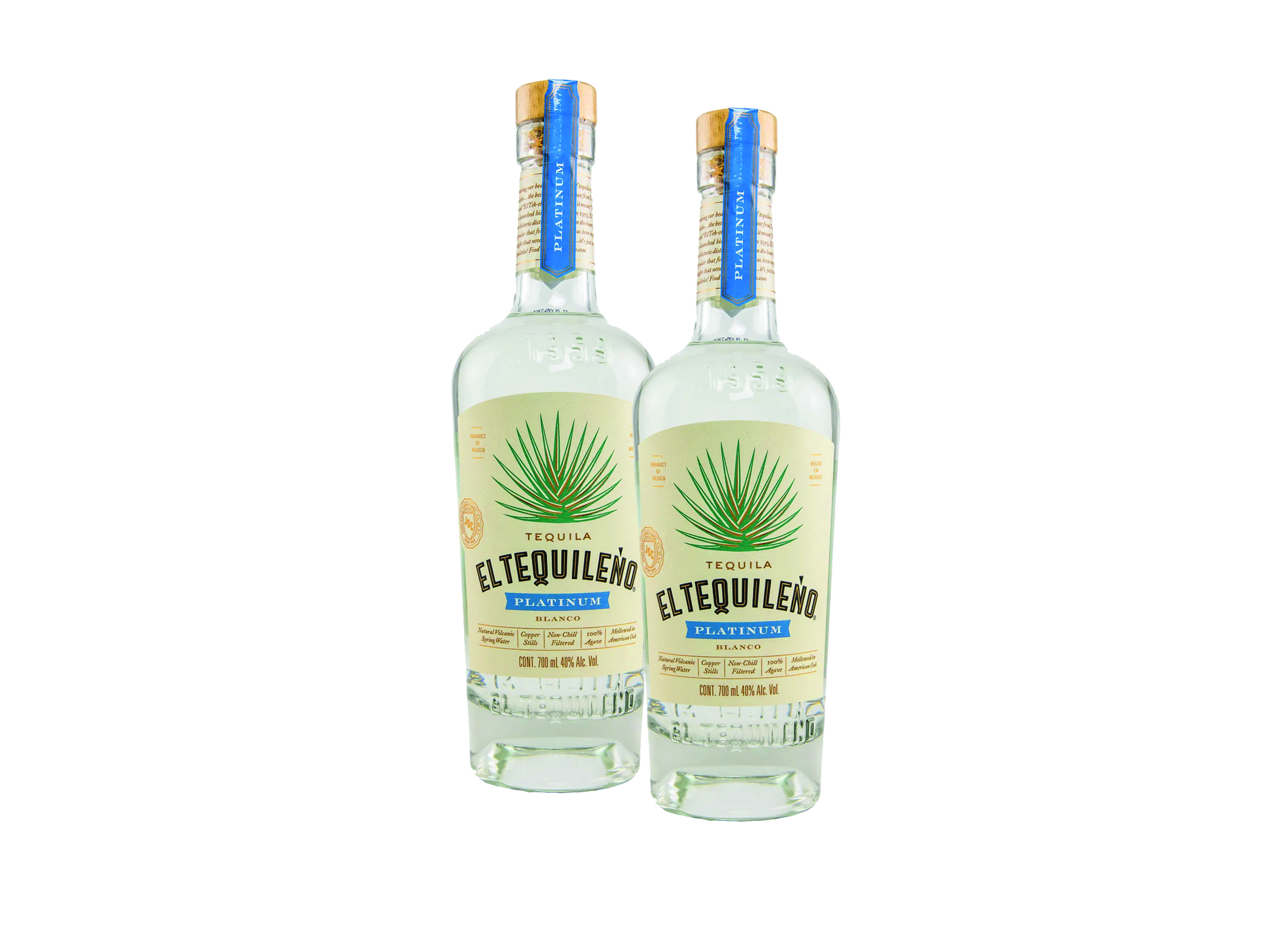 (Bild für) El Tequileno Platinum Blanco 0,7L 40% 1