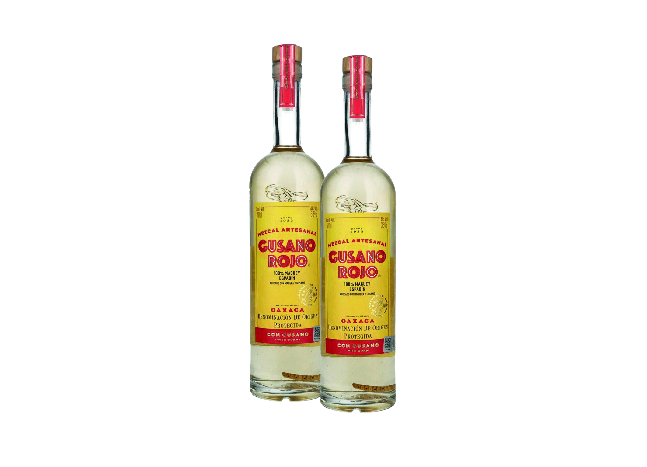 (Bild für) Gusano Rojo Mezcal 0,7L 38% 1