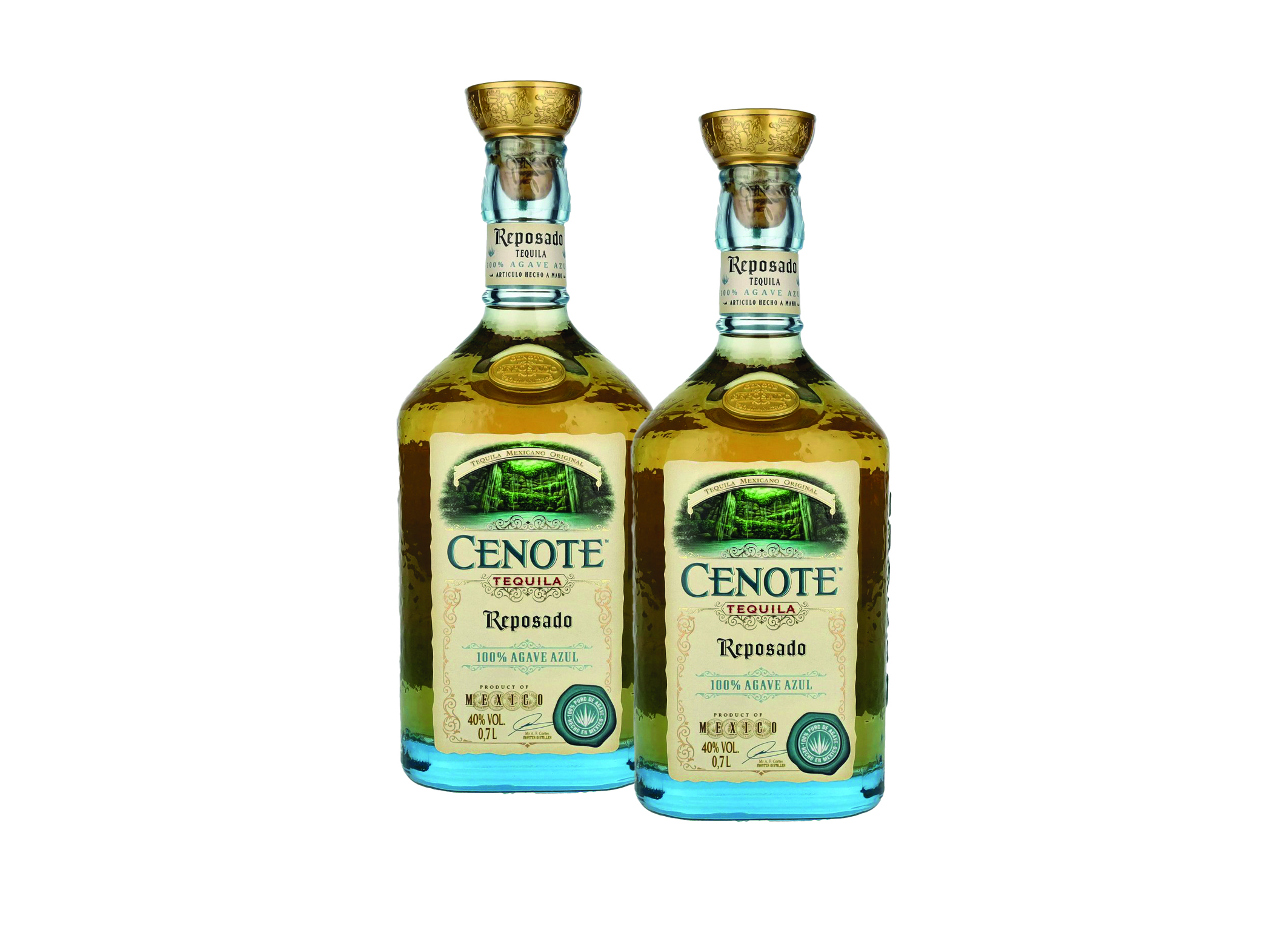 (Bild für) Cenote Tequila Reposado 0,7L 40% 1