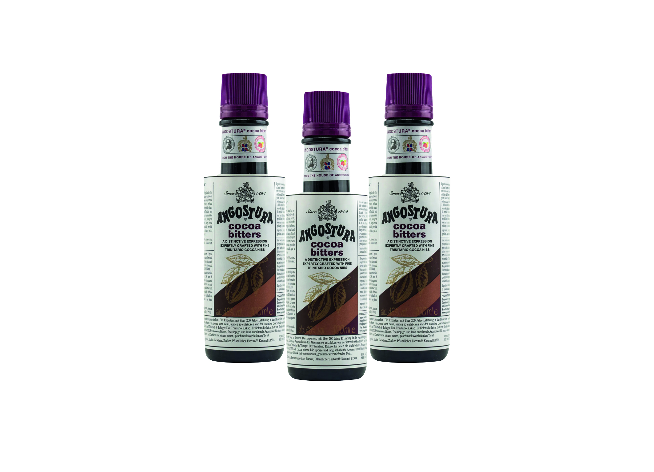 (Bild für) Angostura Cocoa Bitters 0,1L 48% 12