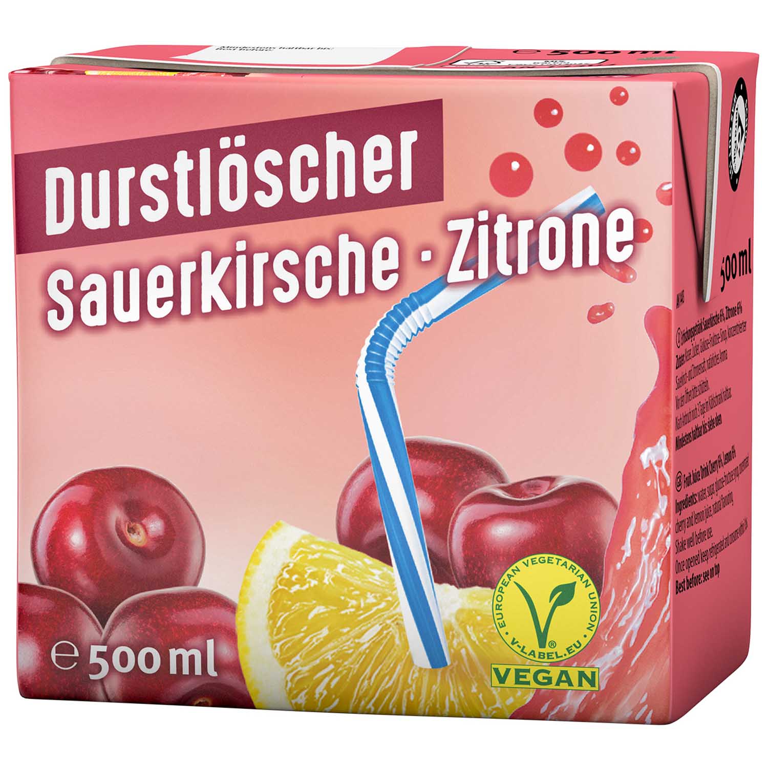 (Bild für) Durstlöscher Sauerkirsche-Zitrone 0,5L 12