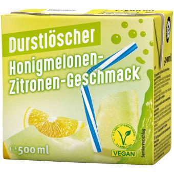 (Bild für) Durstlöscher Honigmelone-Zitrone 0,5L 12