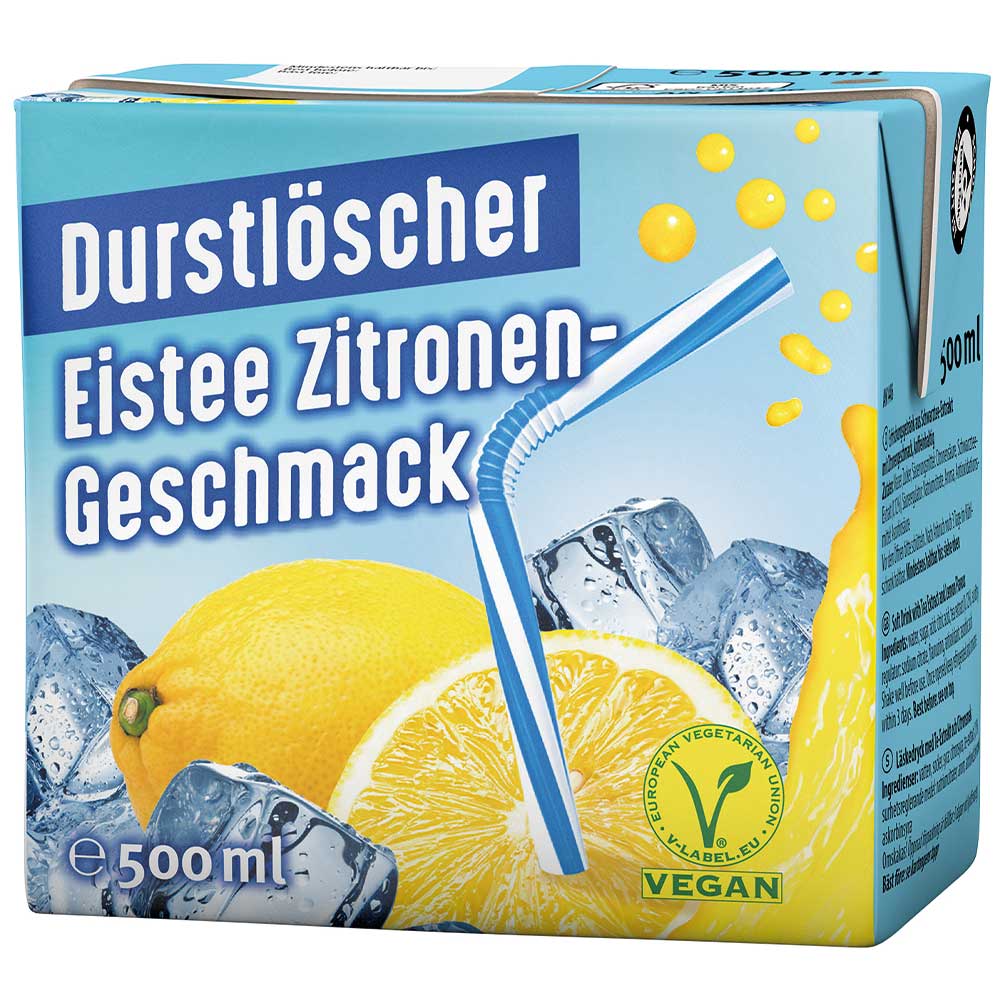 (Bild für) Durstlöscher Eistee Zitrone 0,5L 12