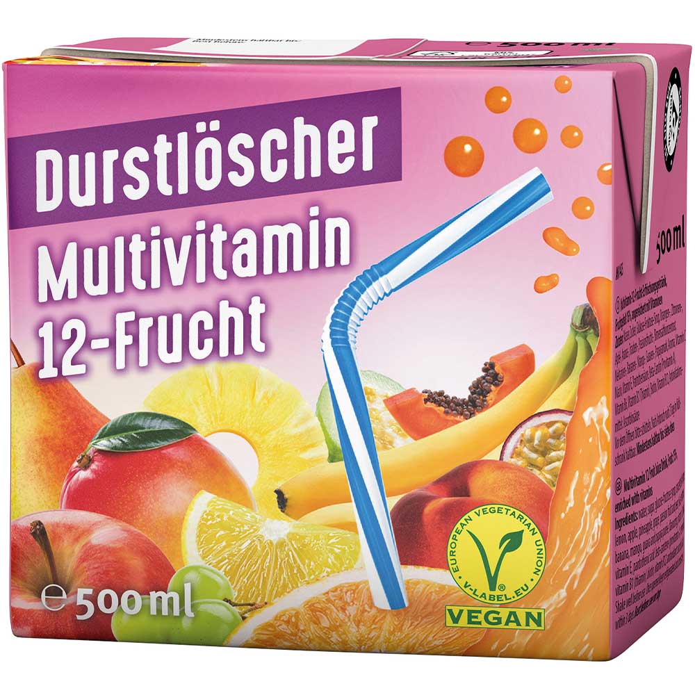 (Bild für) Durstlöscher Multivitamin 0,5L 12