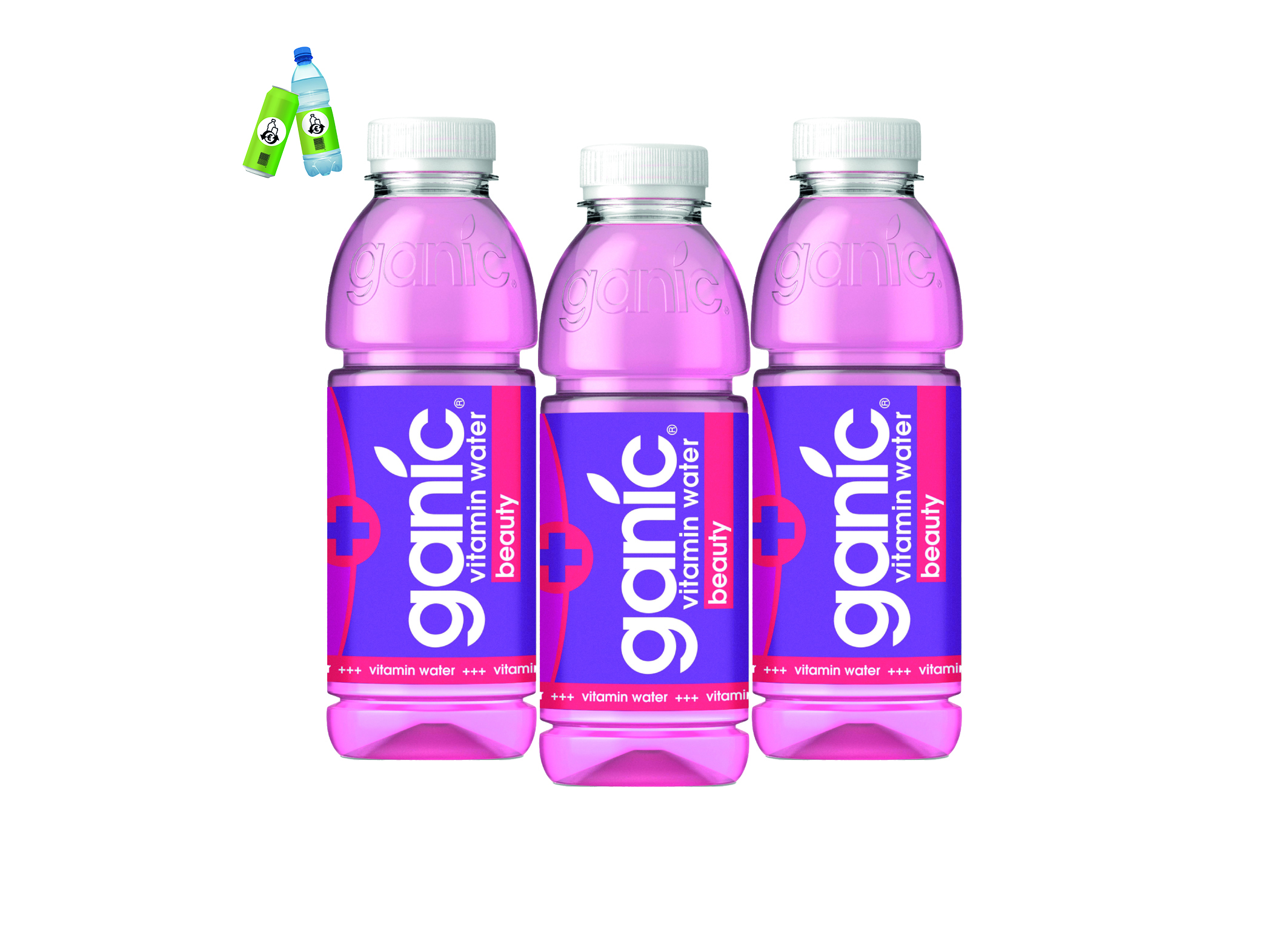 (Bild für) Ganic Vitaminwater Beauty 0,5L PET EWP 12