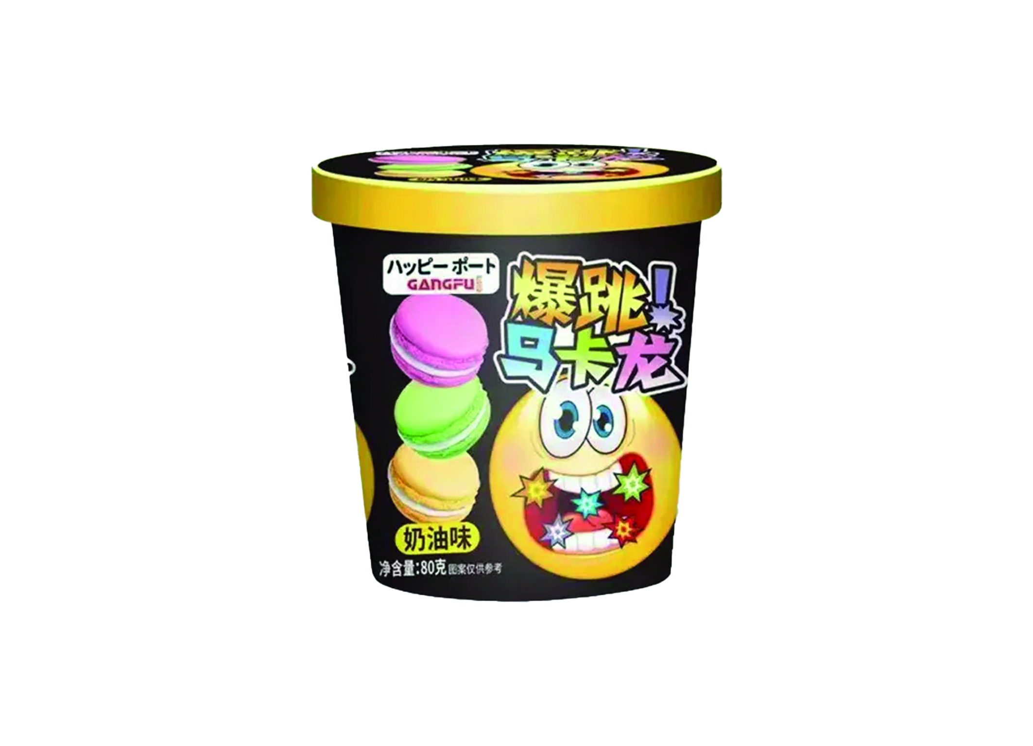 (Bild für) Gangfu Popping Macarons Creamy 80g 24