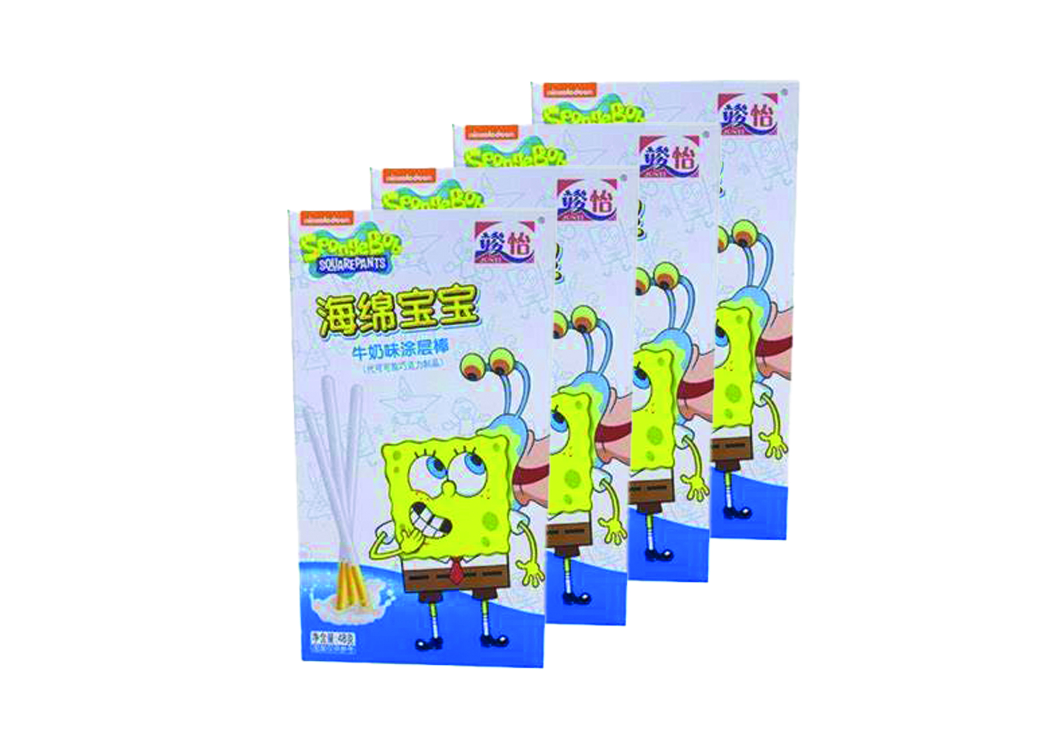 (Bild für) SpongeBob Sticks Matcha 48g 36