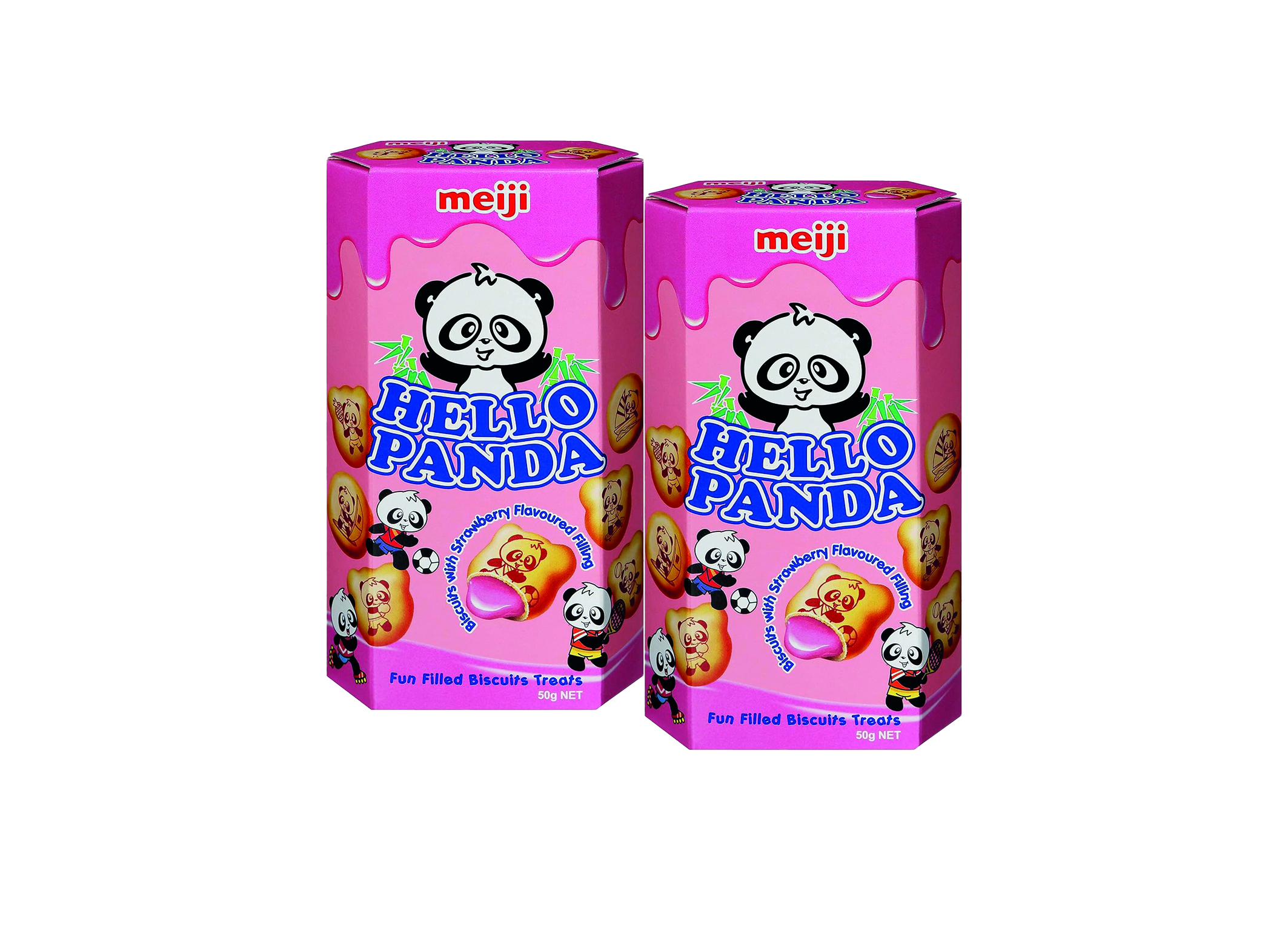 (Bild für) Hello Panda Erdbeer Kekse 50g 10