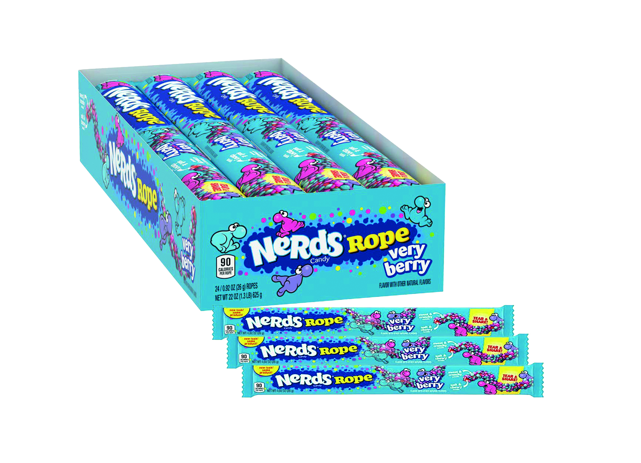 (Bild für) Nerds Rope Very Berry 26g 24