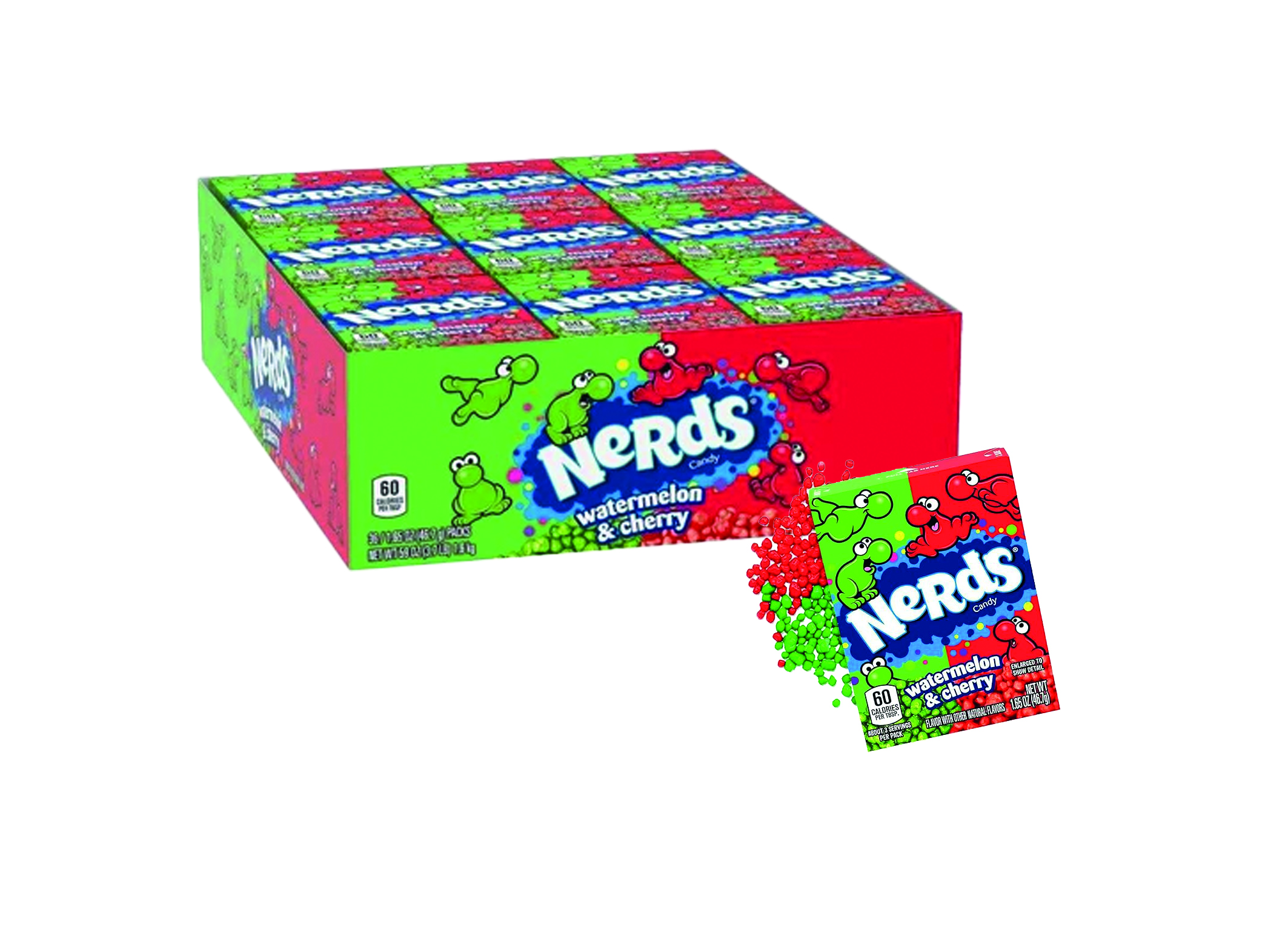 (Bild für) Nerds Cherry Watermelon 46g 36