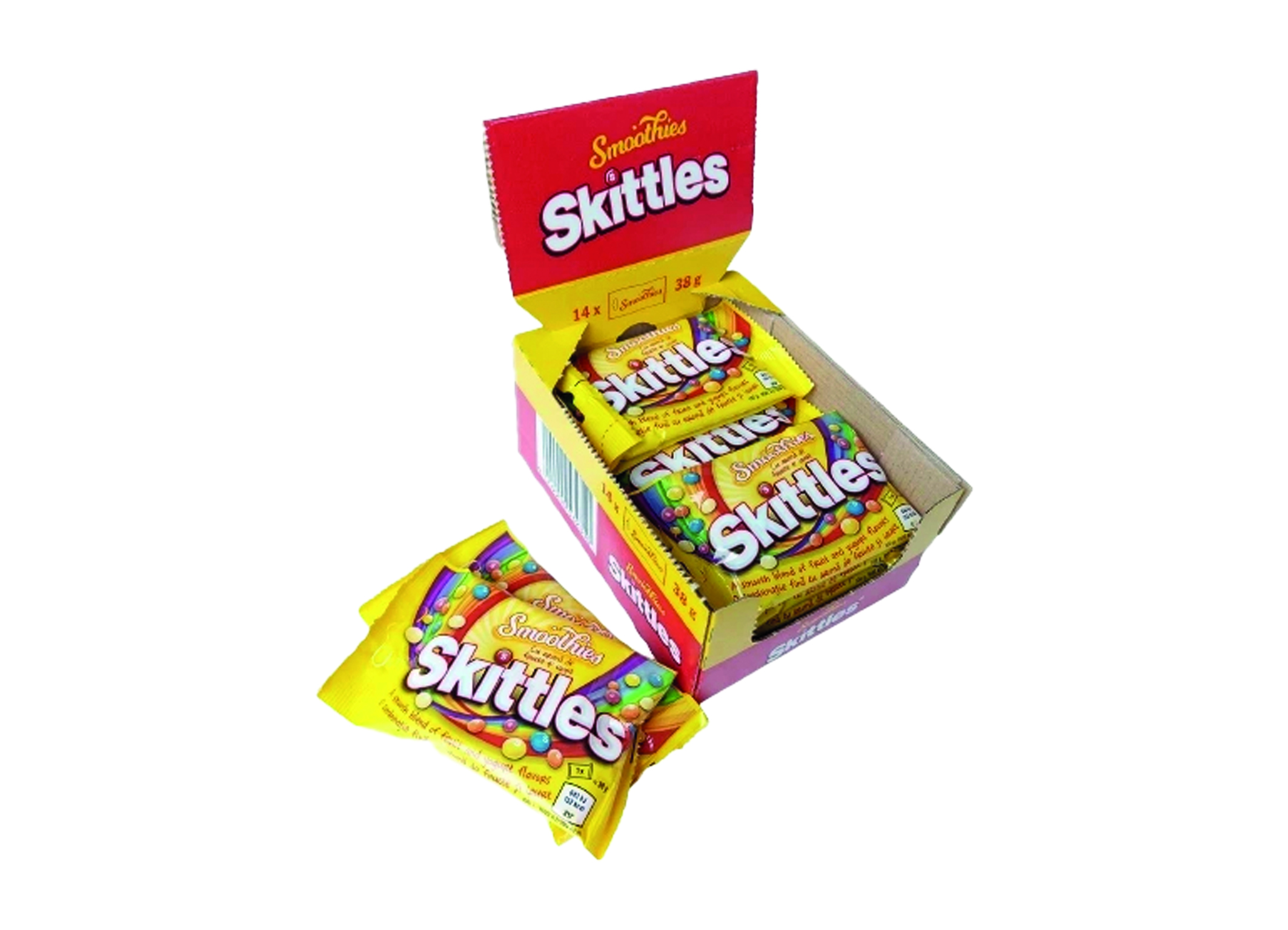 (Bild für) Skittles Smoothies 38g 14