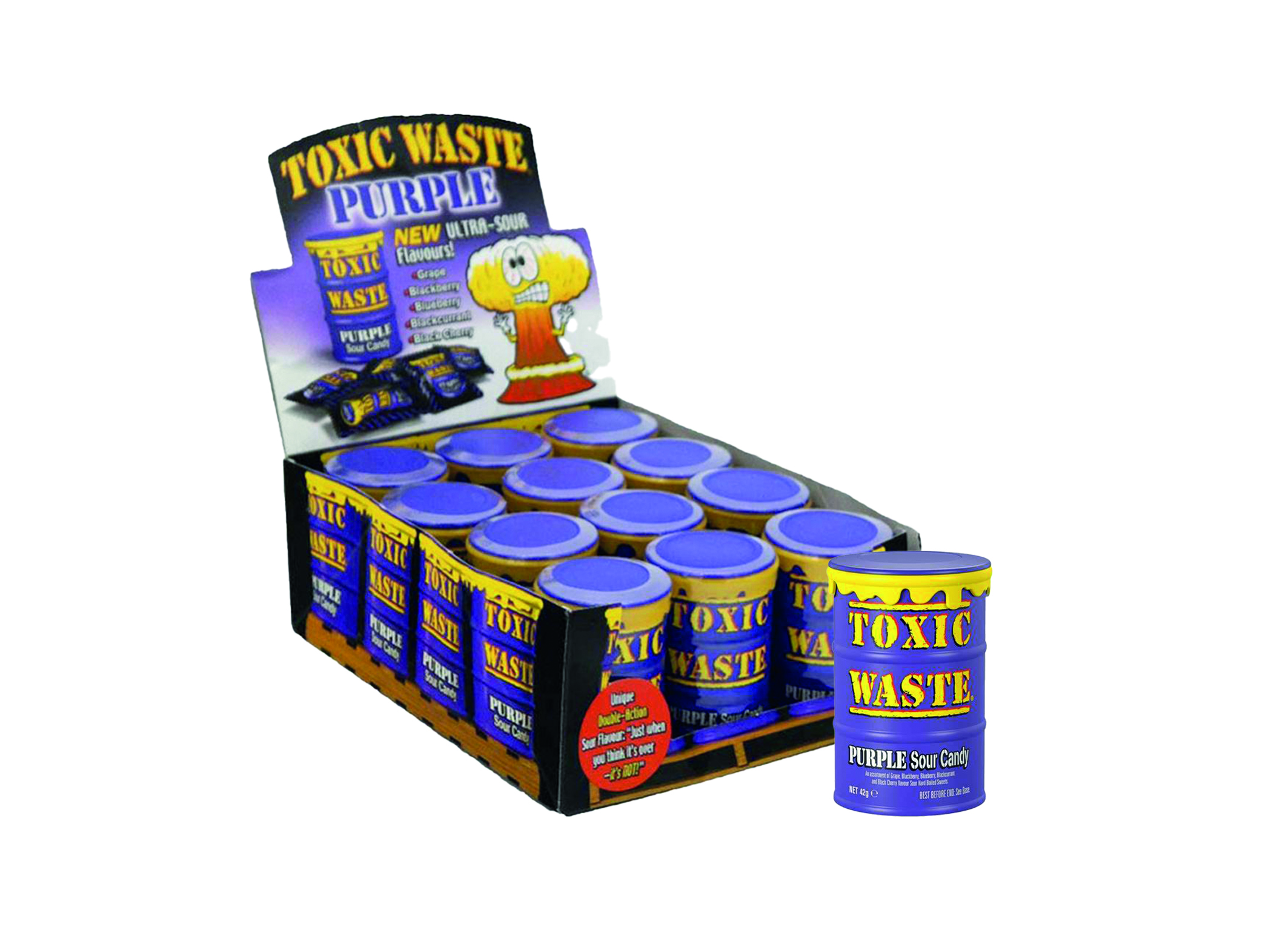 (Bild für) Toxic Waste Purple Sour 42g 12