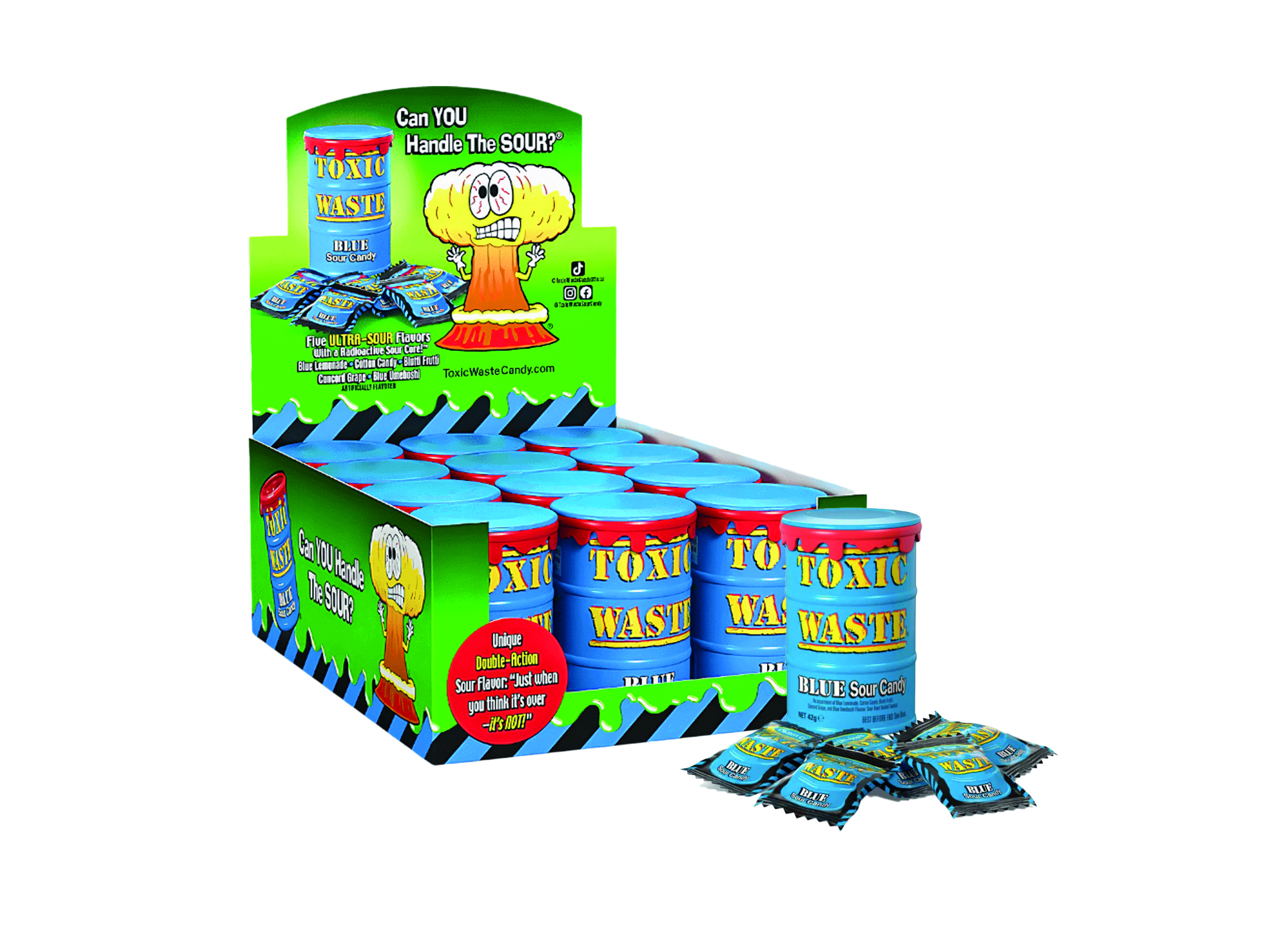 (Bild für) Toxic Waste Blue Sour 42g 12