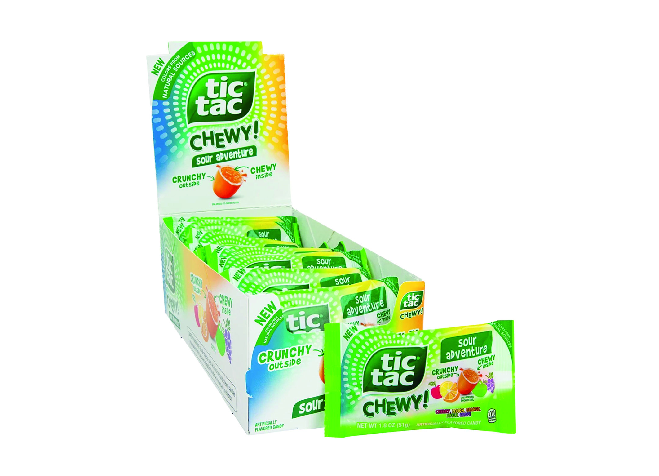 (Bild für) Tic Tac Chewy Sour Adventure 80g 12