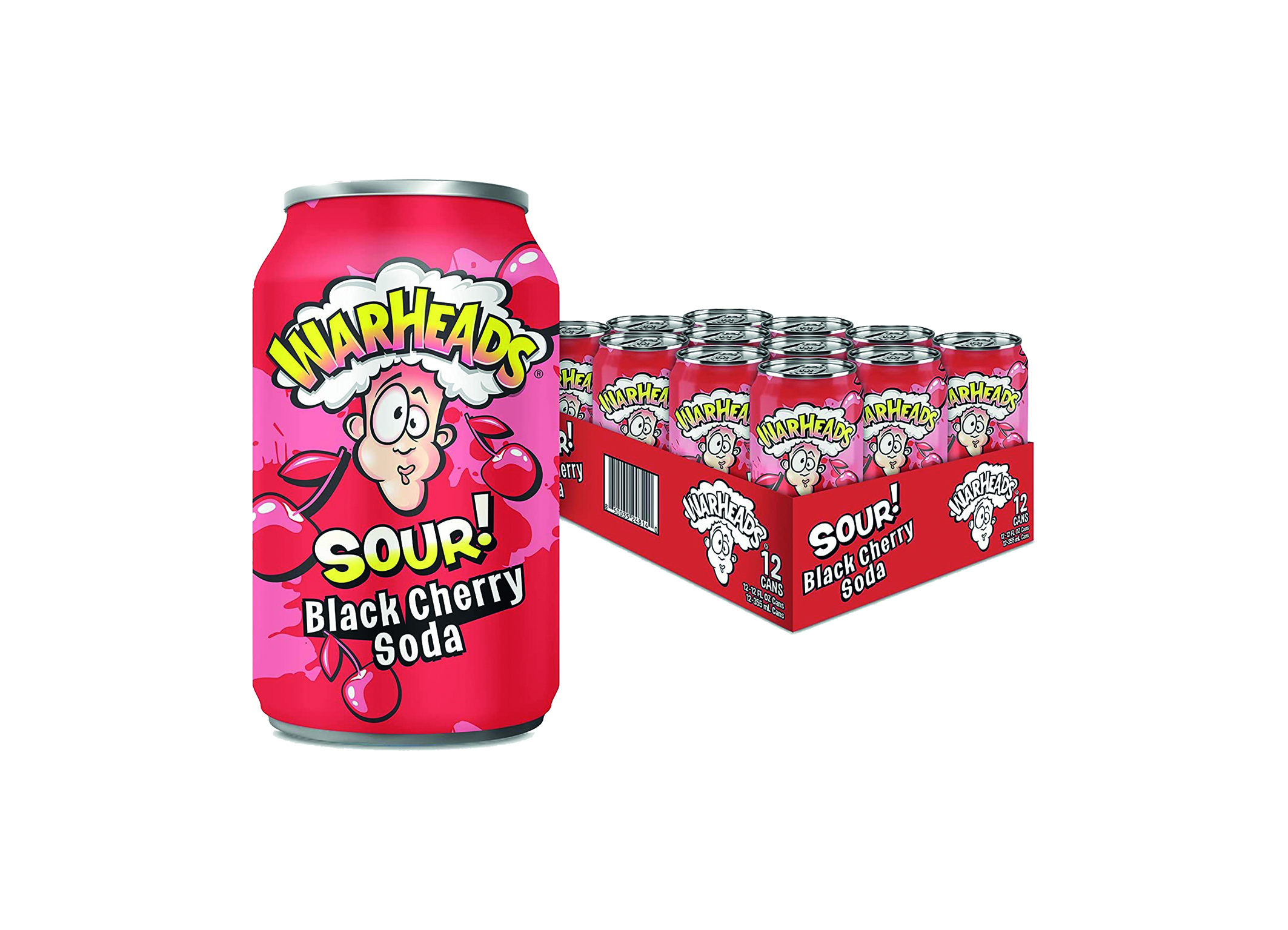 (Bild für) Warheads Black Cherry Soda 0,355L DS 12