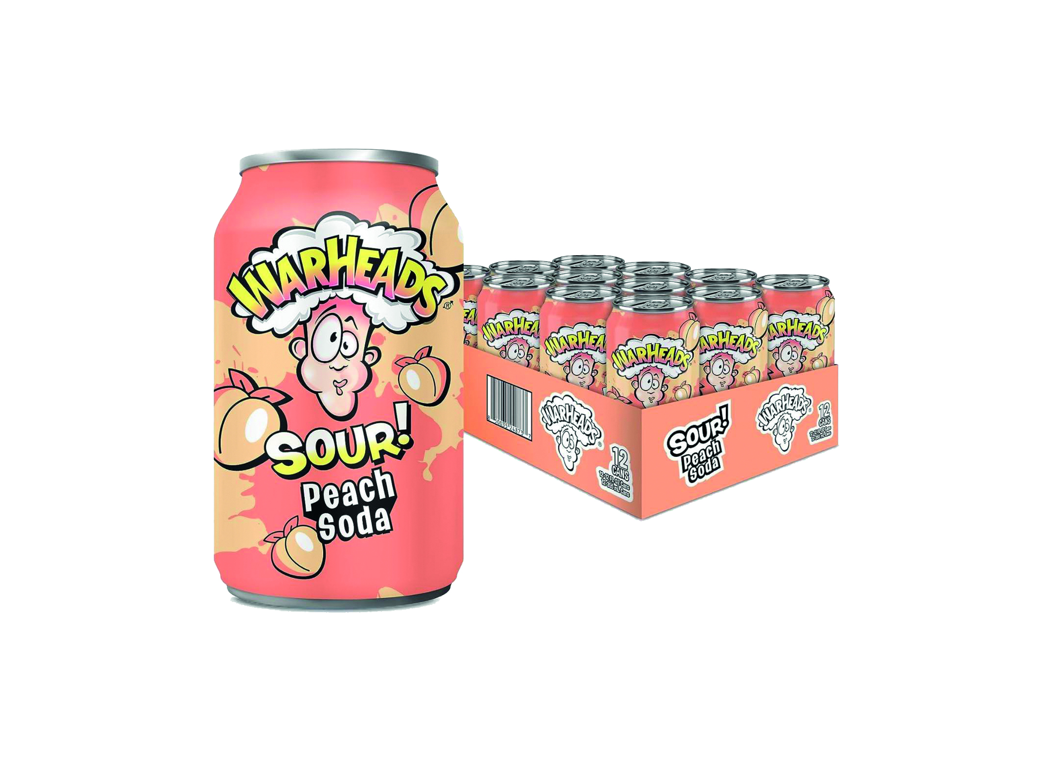 (Bild für) Warheads Peach Soda 0,355L DS 12