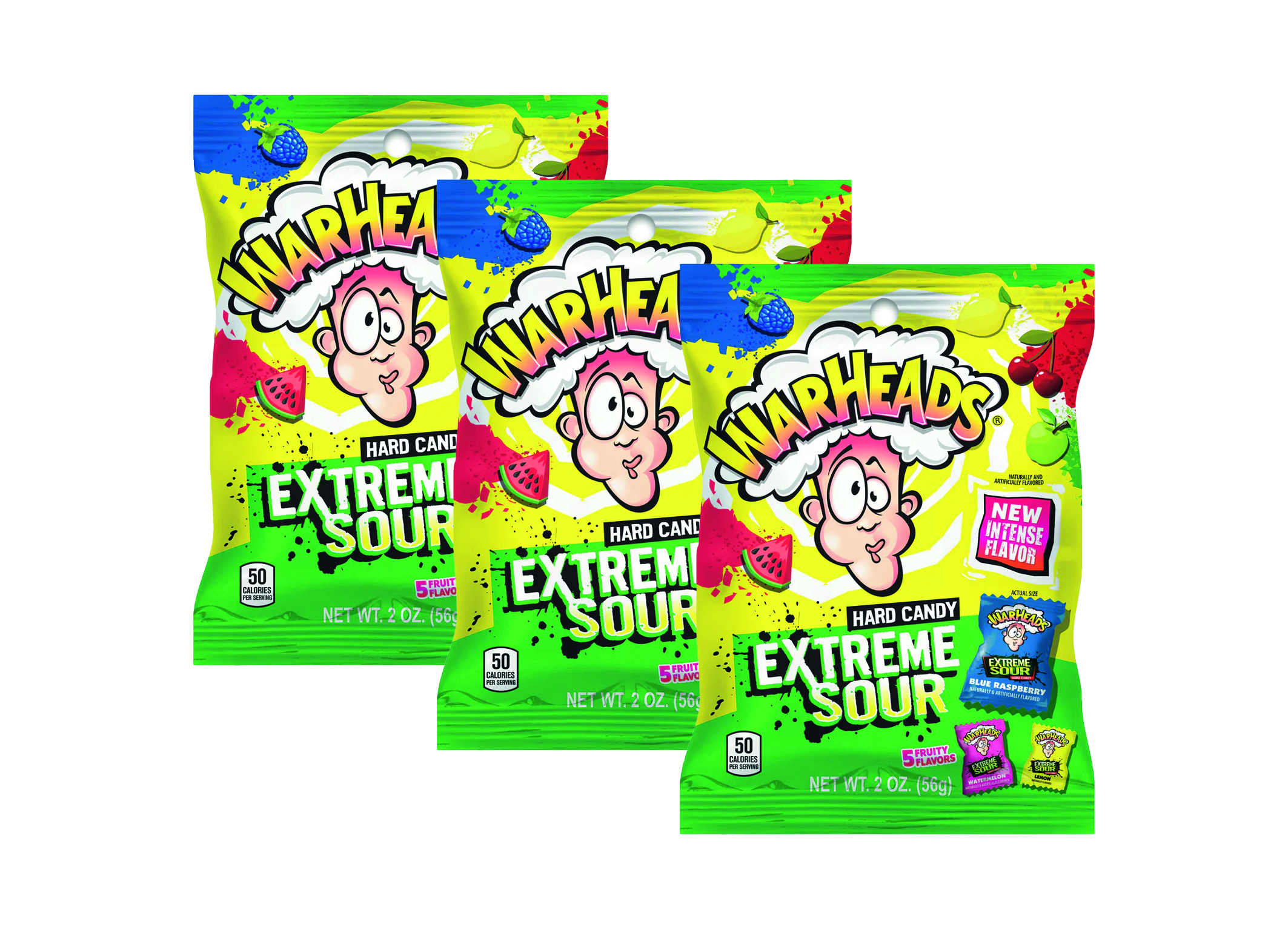 (Bild für) Warheads Extreme Sour 56g 12