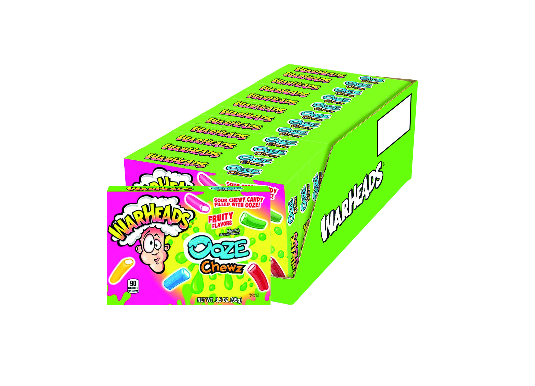 (Bild für) Warheads Ooze Chews 99g 12