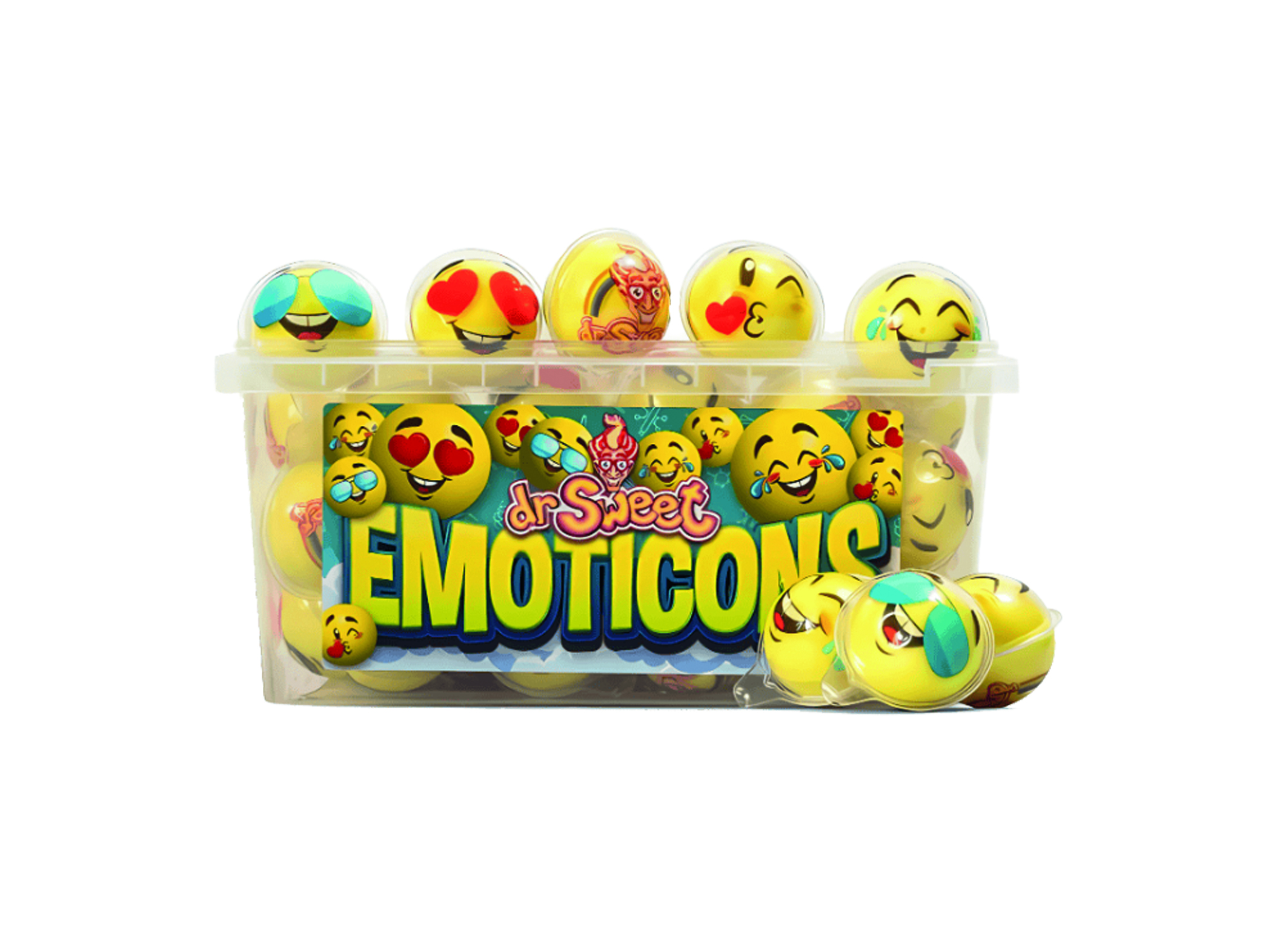 (Bild für) Dr. Sweet Emoticon Balls 18g 50 Stück 1