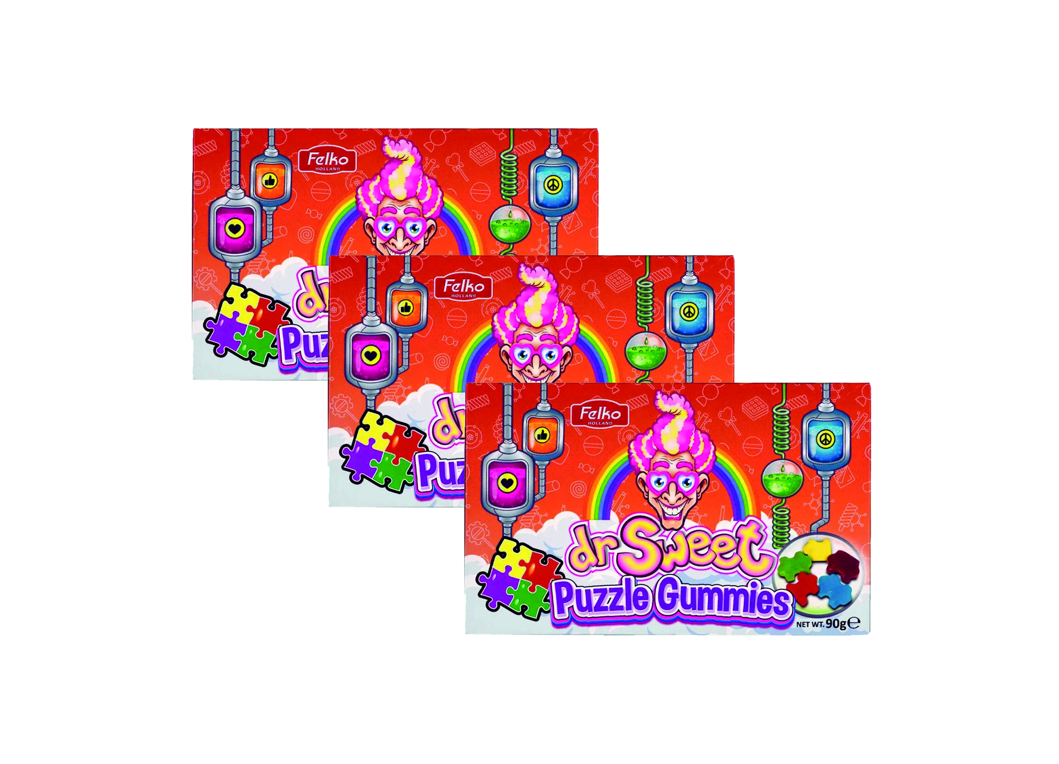 (Bild für) Dr. Sweet Puzzle Gummies 90g 12