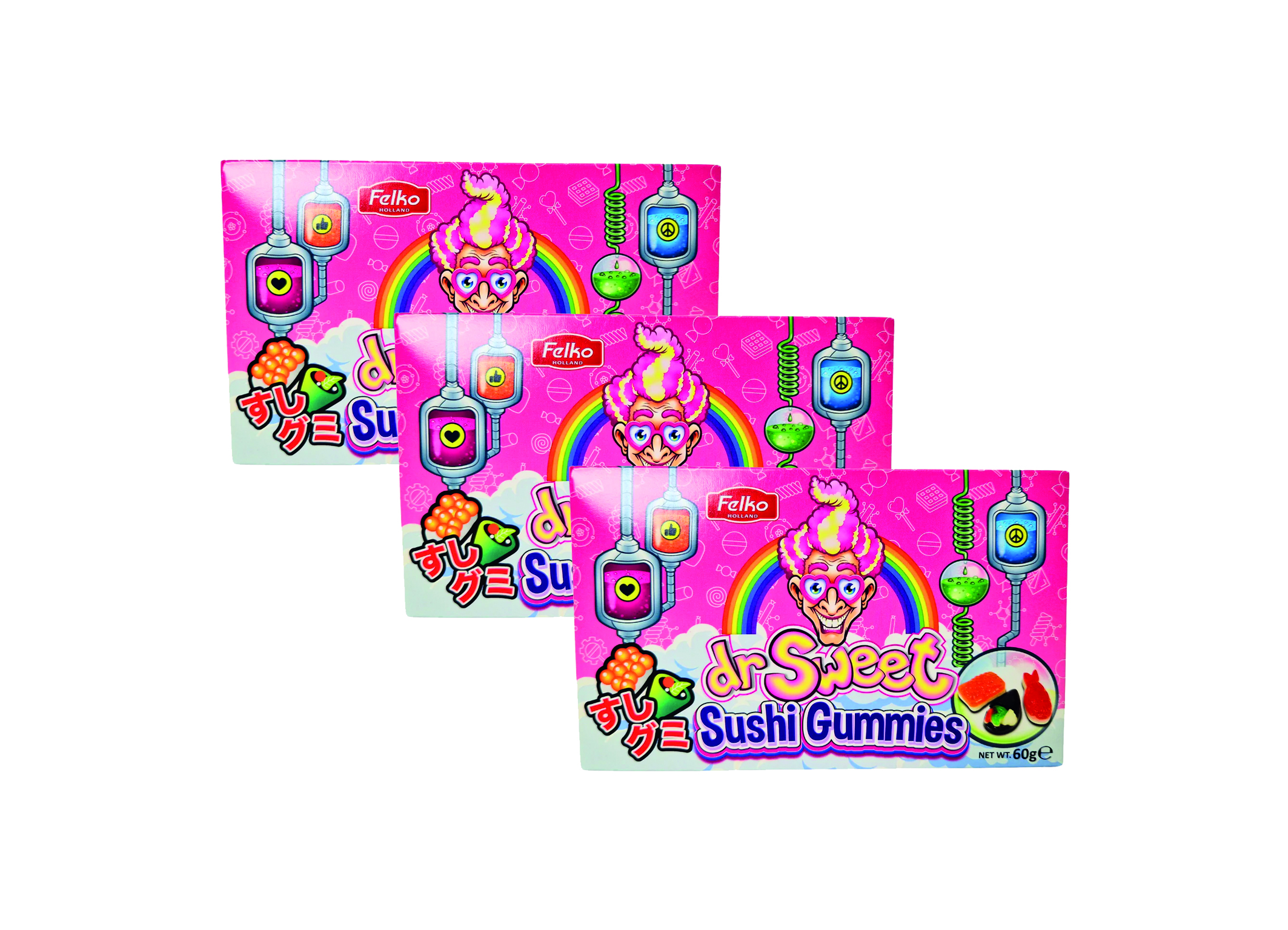 (Bild für) Dr. Sweet Sushi Gummies 60g 12