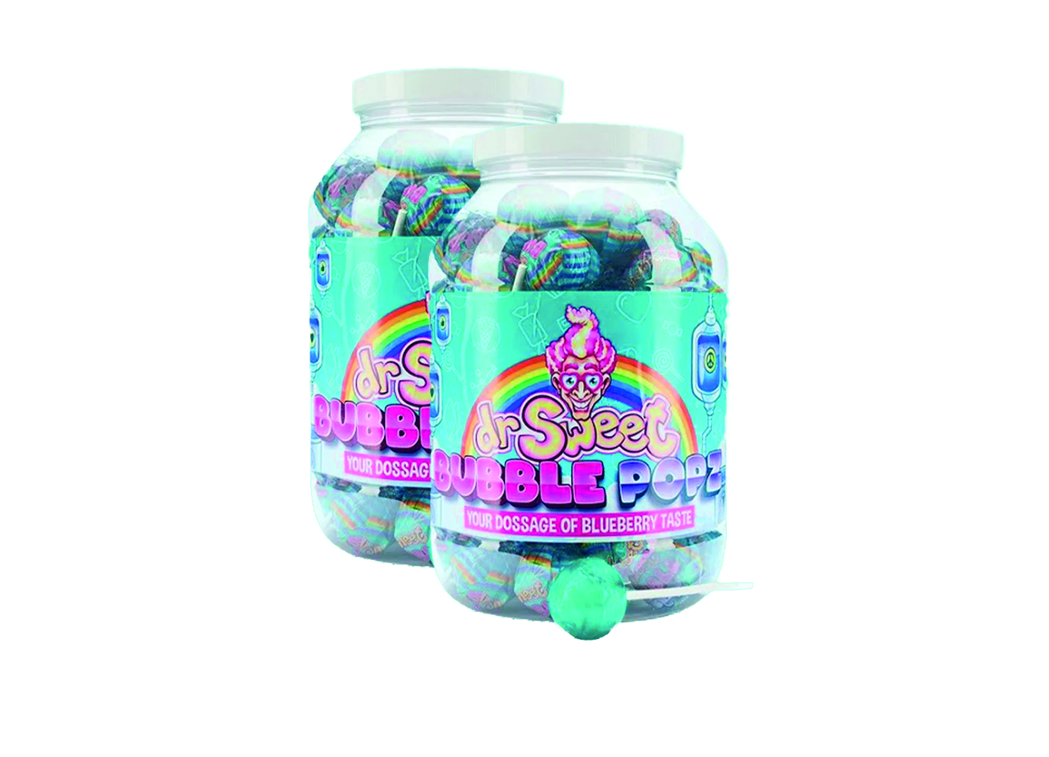 (Bild für) Dr. Sweet Bubble Popz Blueberry 25g 70 Stk. 1