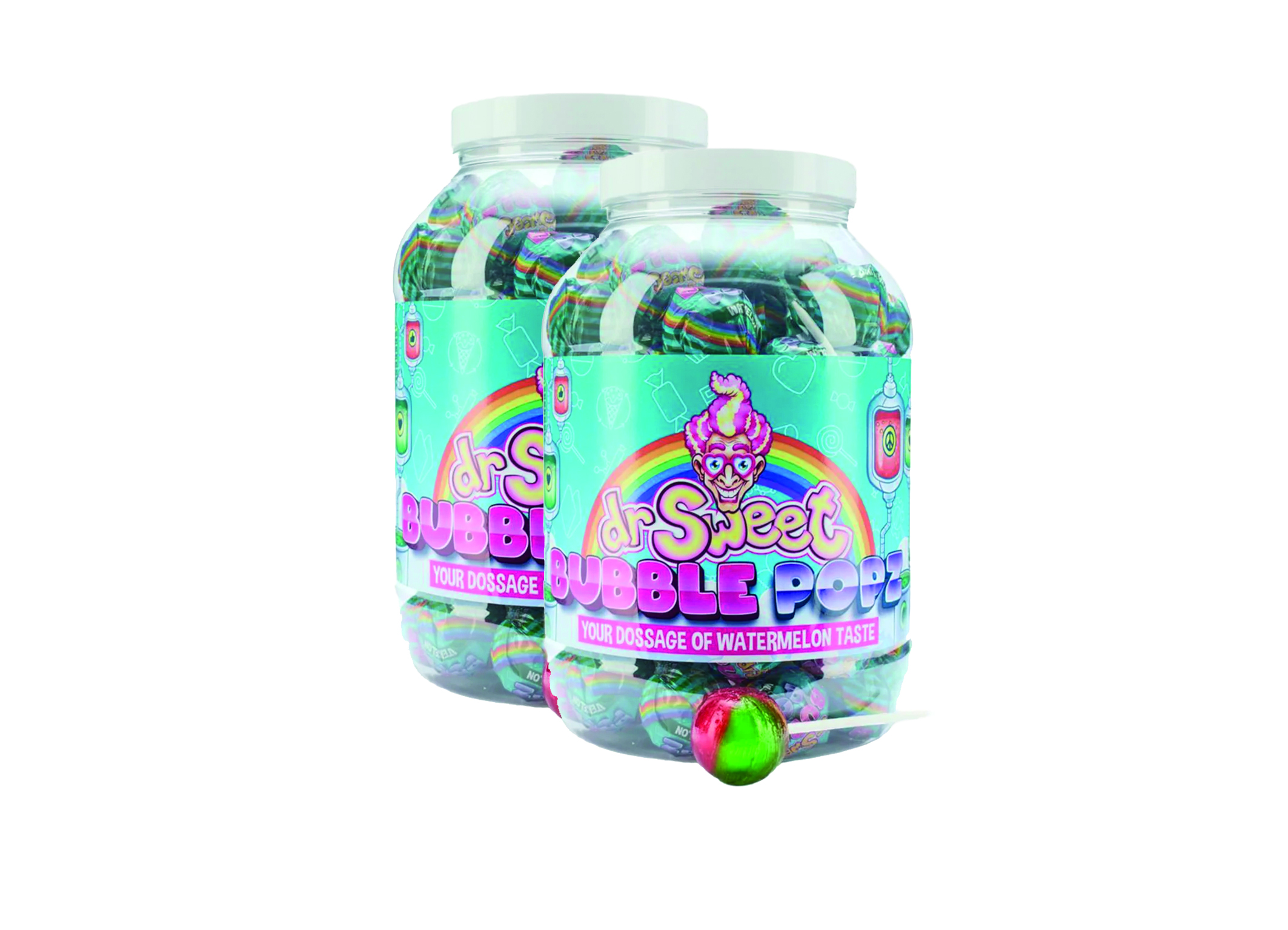 (Bild für) Dr. Sweet Bubble Popz Watermelon 25g 70 Stk. 1