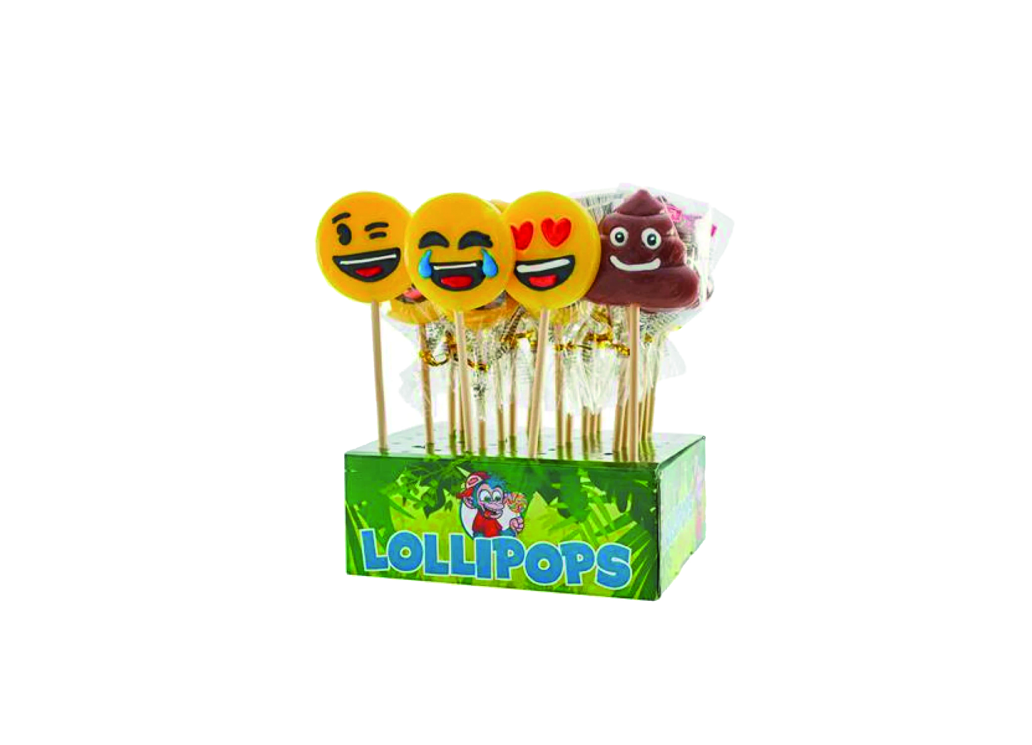 (Bild für) Felko Emoticon-Emoji Lollipops 40g 24