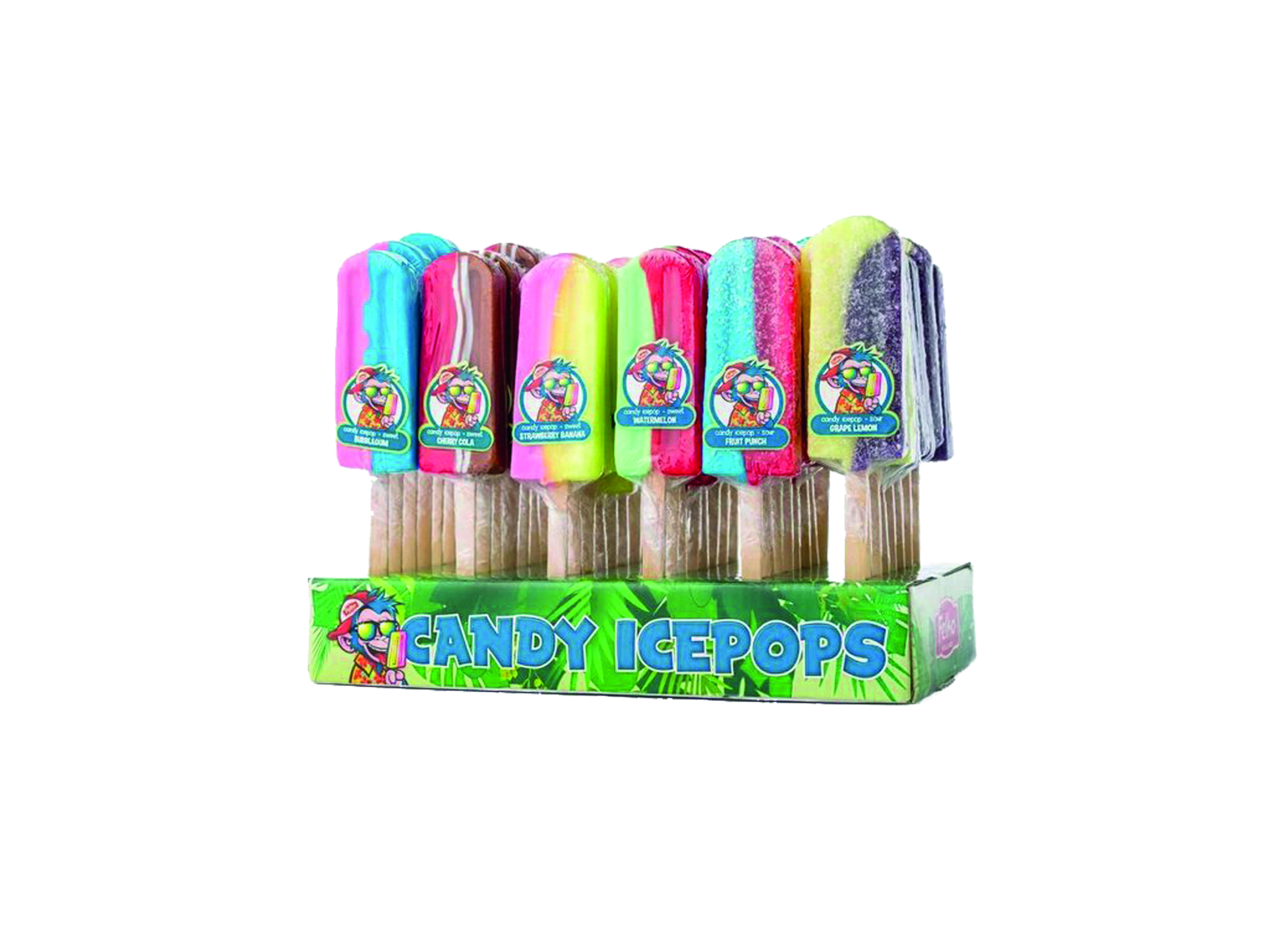 (Bild für) Felko Candy Ice Pops Rocket 58g 48
