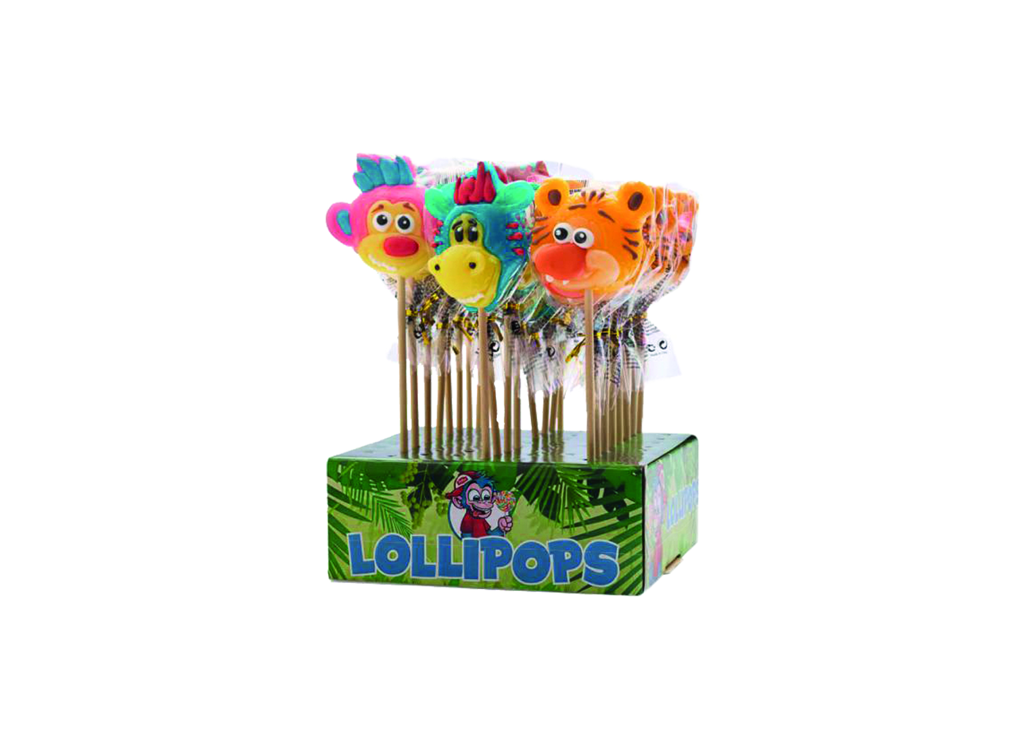 (Bild für) Felko Sweet Animals Lollipops 45g 24